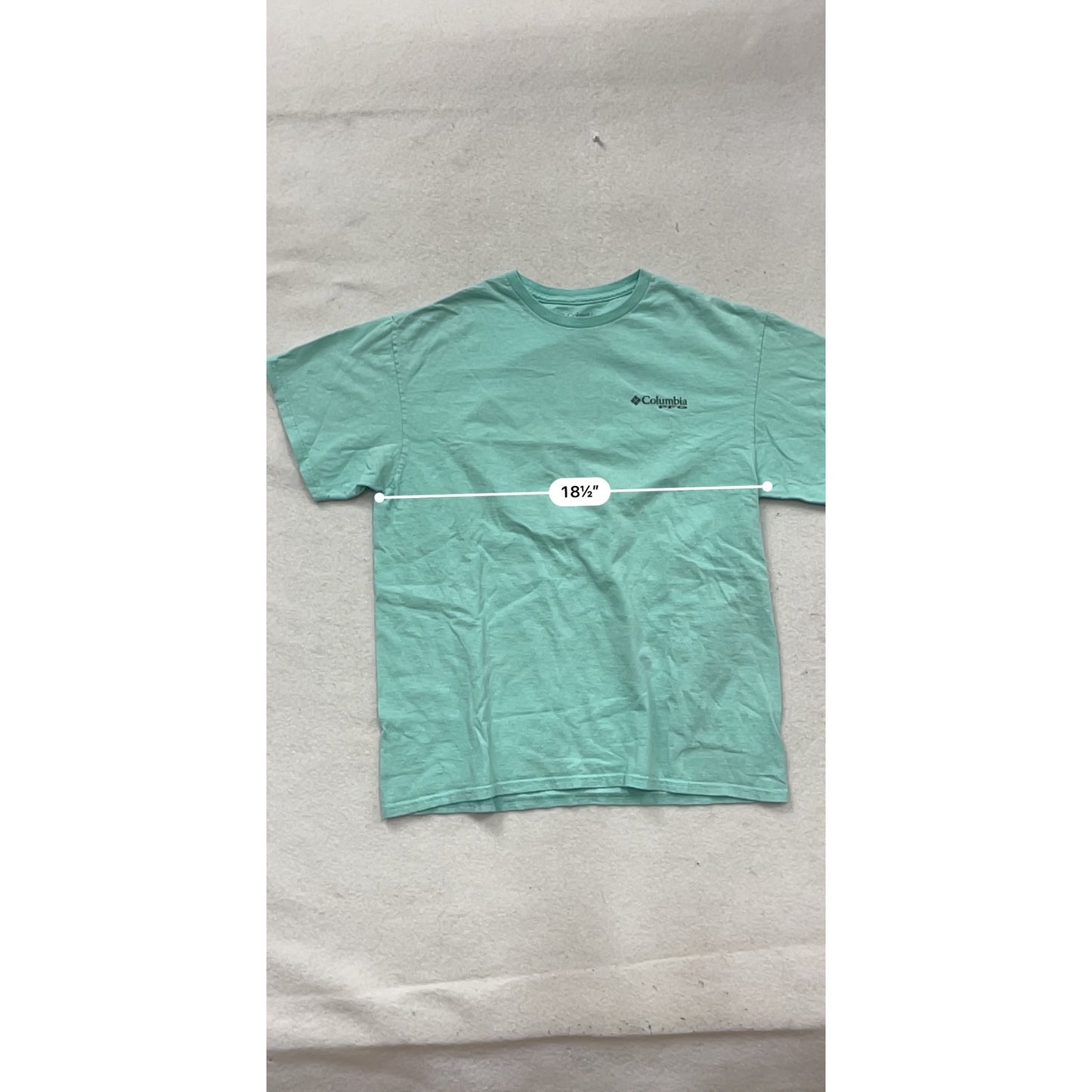 Columbia PFG Fishing Gear Mint Green T-Shirt Size L #185A