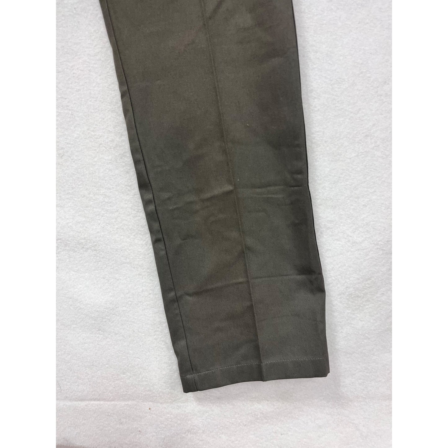 Mens 40 Tall Olive Creekwood Casual Pants 100% Cotton Elastic Waist New With Tags #6857