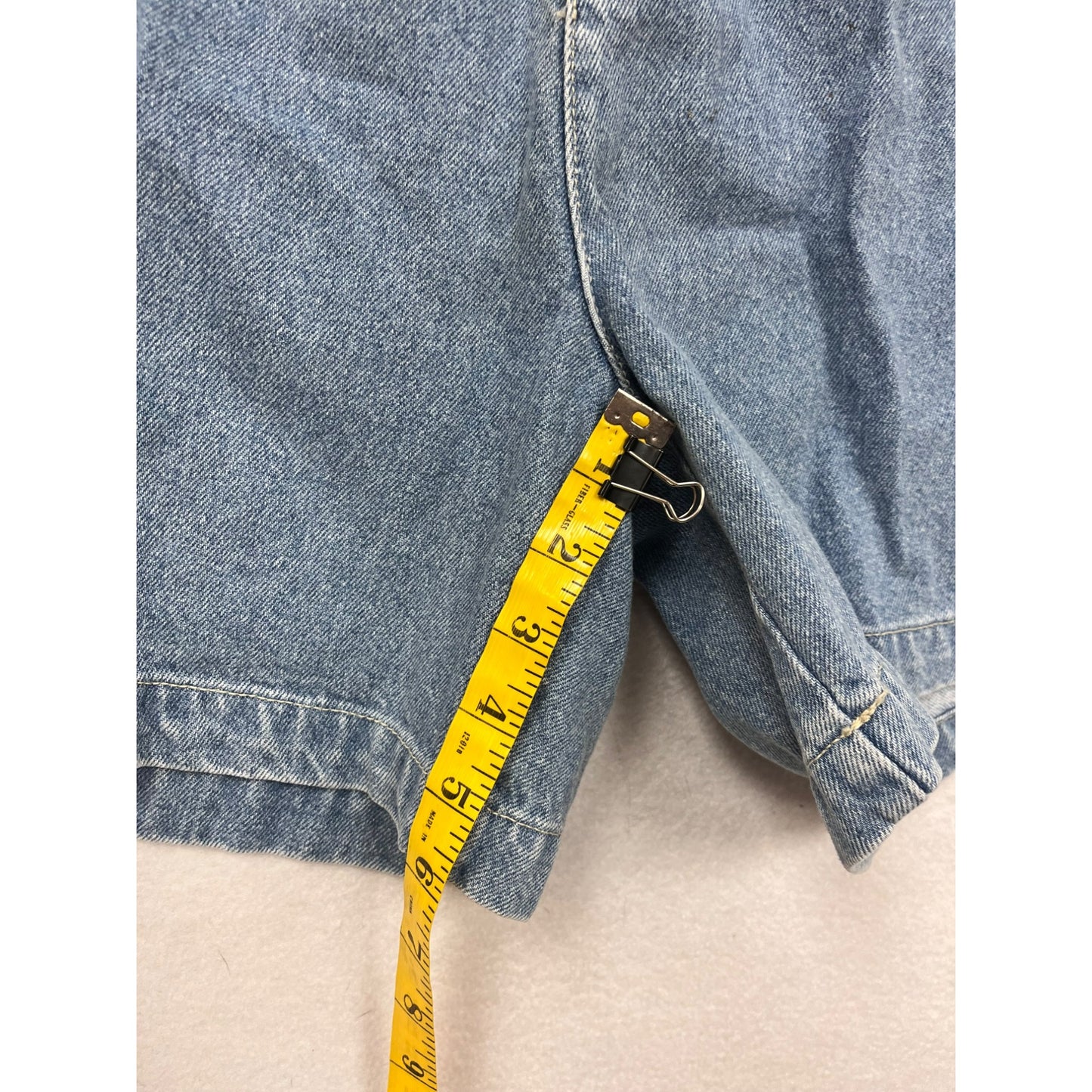 Vintage Cherokee Womens Blue Denim Cargo Shorts #6104