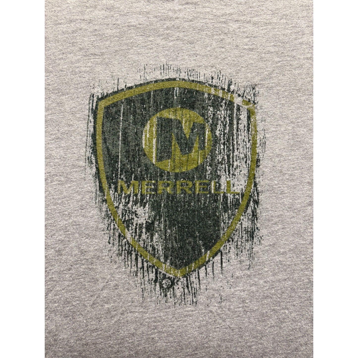 Merrell Gray Shield Logo T-Shirt L/G 100% Cotton #7677