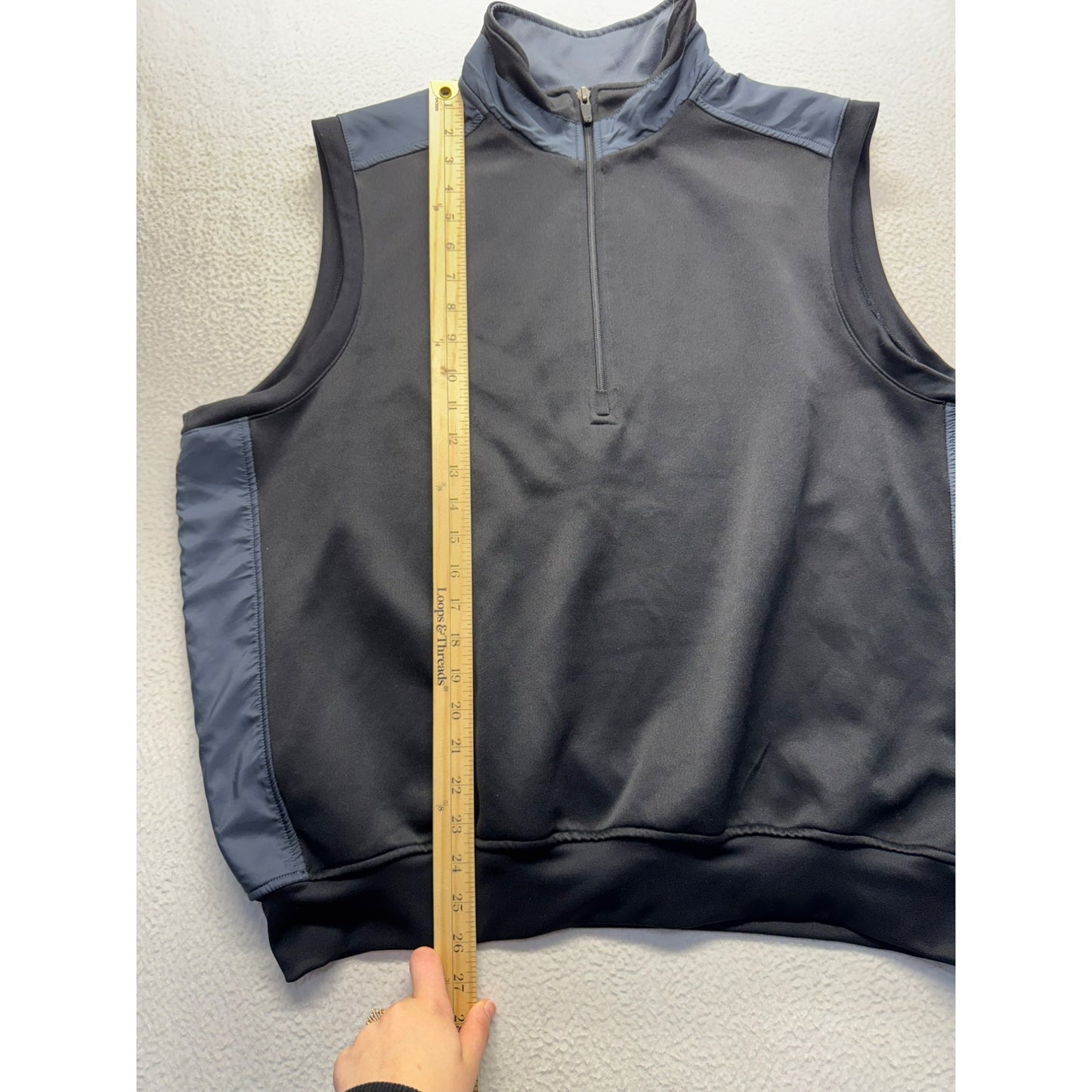 Page & Tuttle Mens Half-Zip Pullover Vest #5928