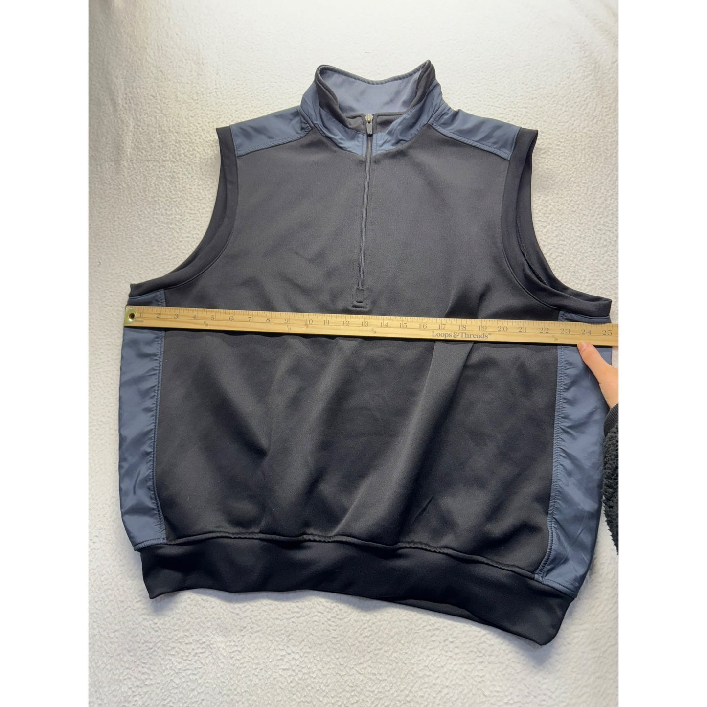 Page & Tuttle Mens Half-Zip Pullover Vest #5928