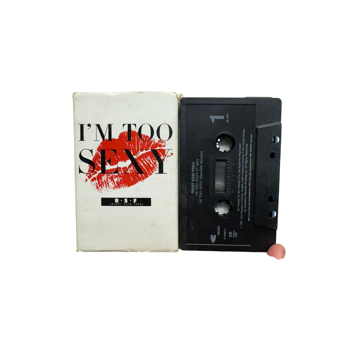 I’m Too Sexy by Right Said Fred Cassette Tape #5605