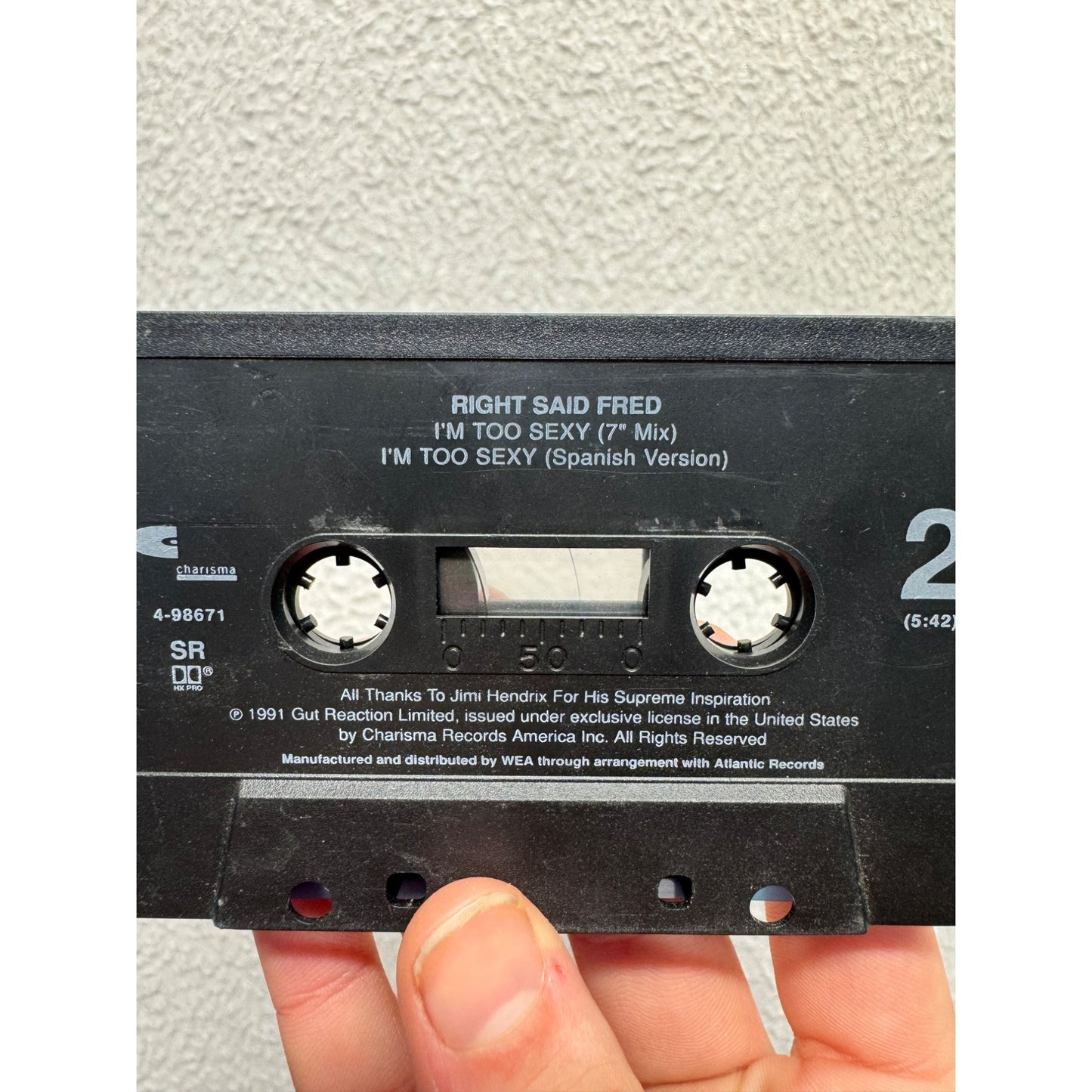I’m Too Sexy by Right Said Fred Cassette Tape #5605