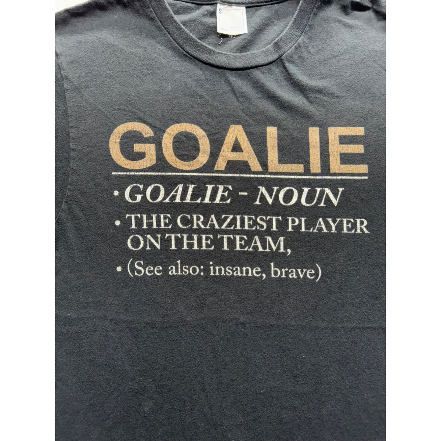 Goalie Definition Graphic T-Shirt Womens Tee #5933