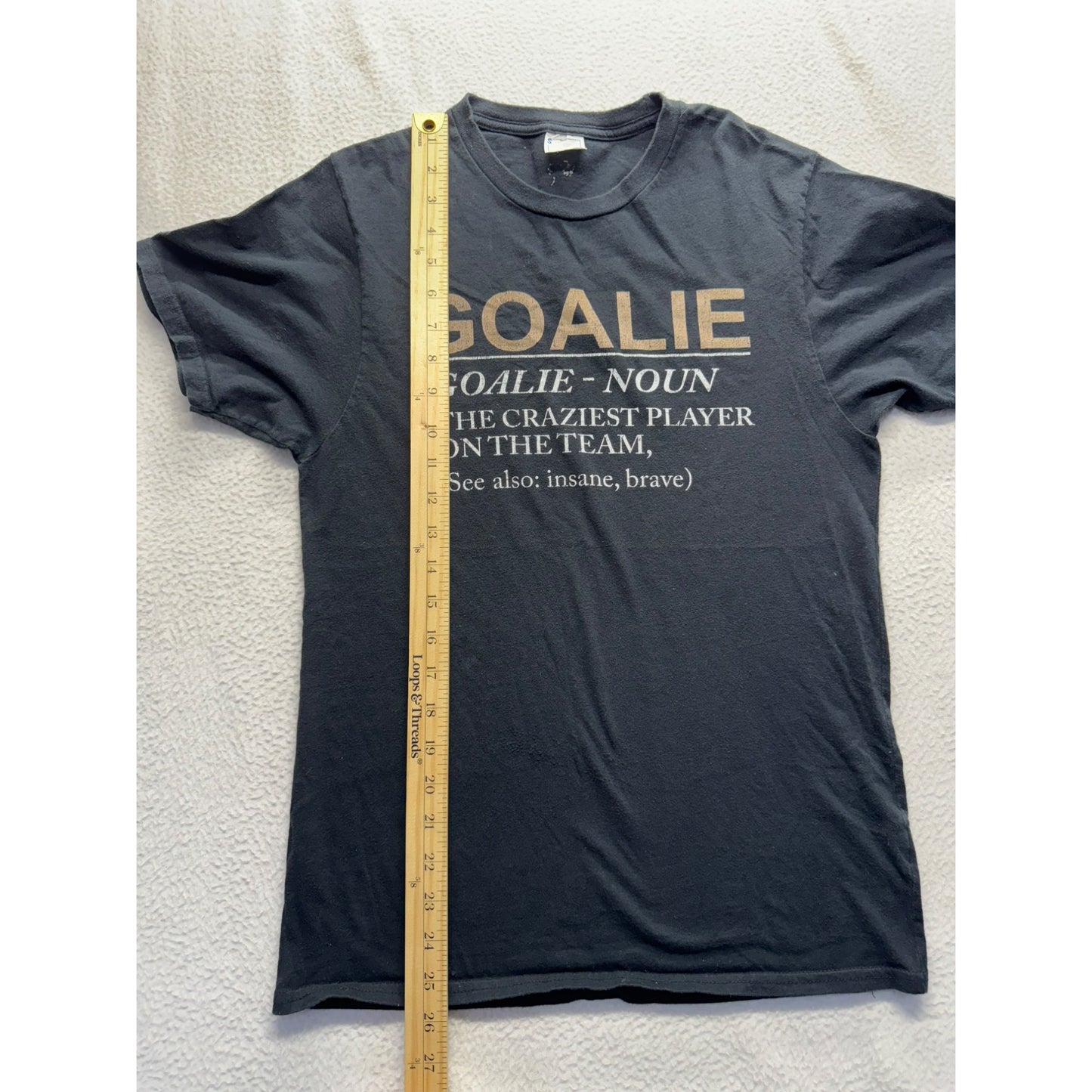 Goalie Definition Graphic T-Shirt Womens Tee #5933