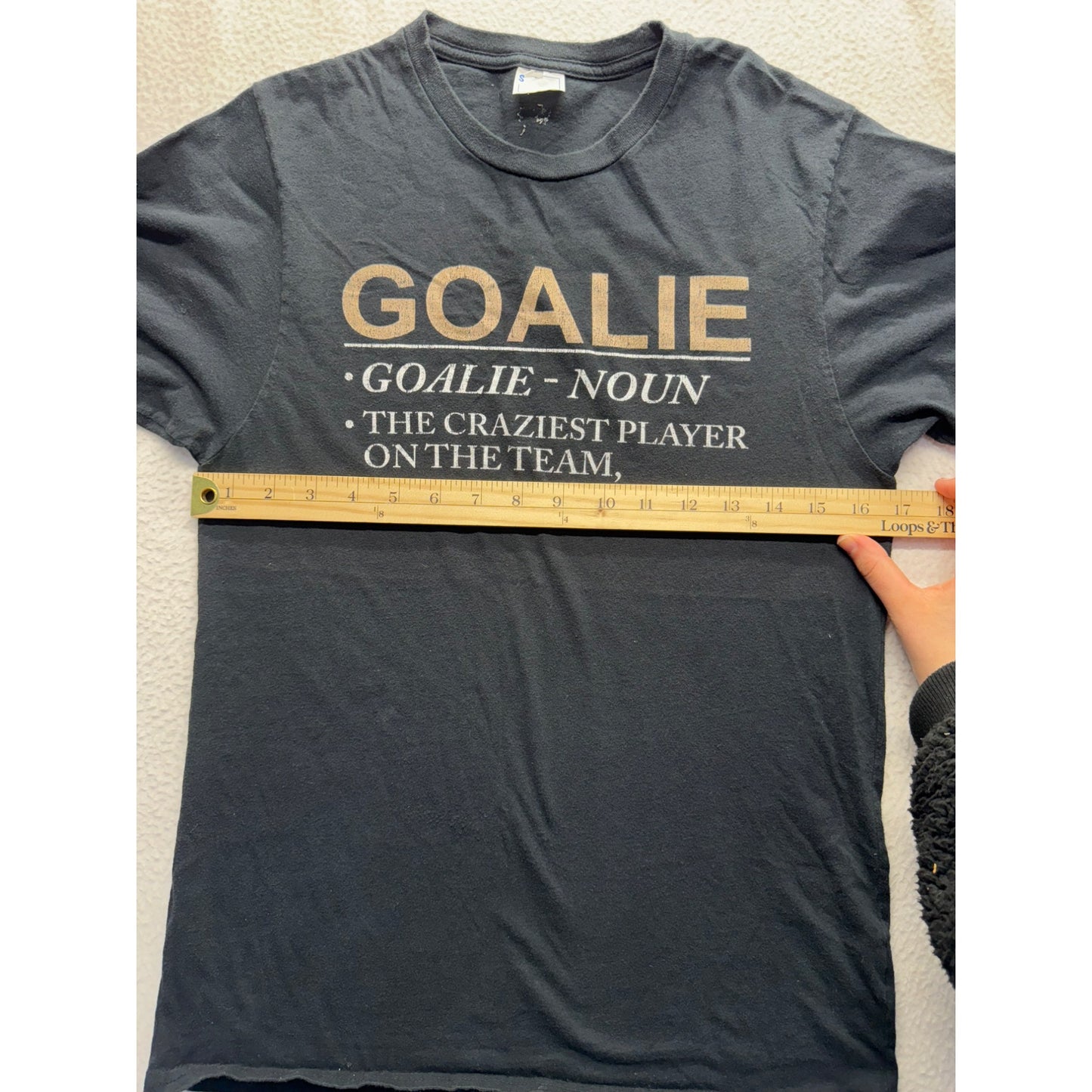 Goalie Definition Graphic T-Shirt Womens Tee #5933