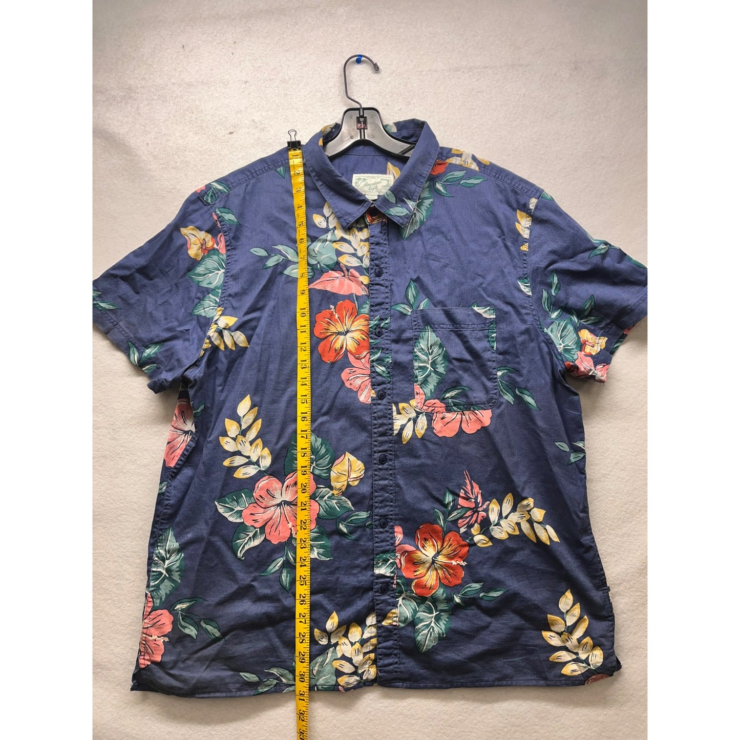 Men’s American Eagle Tropical Button-Up Resort Shirt #2774