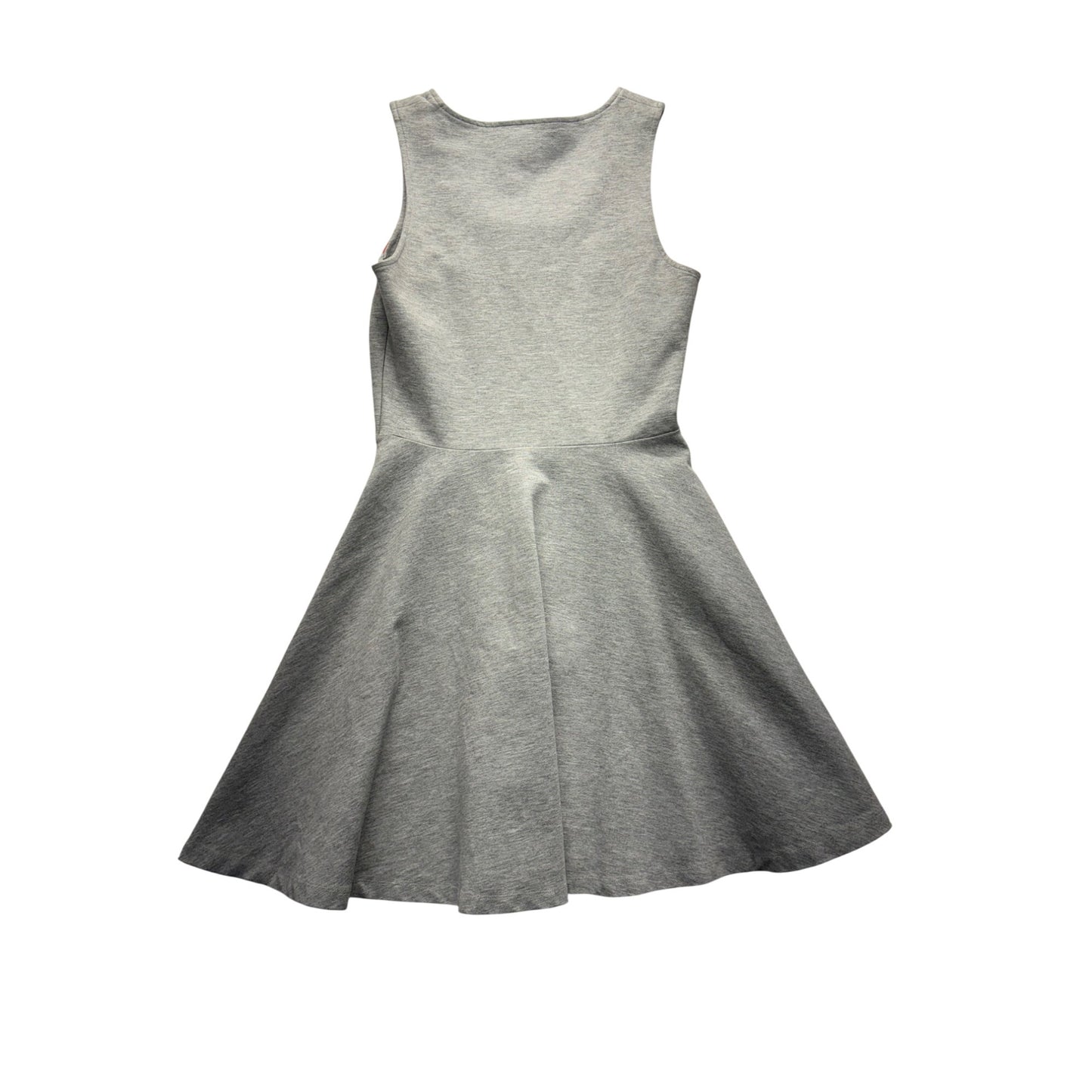 French Connection Gray & Red Fit & Flare Sleeveless Dress #7700