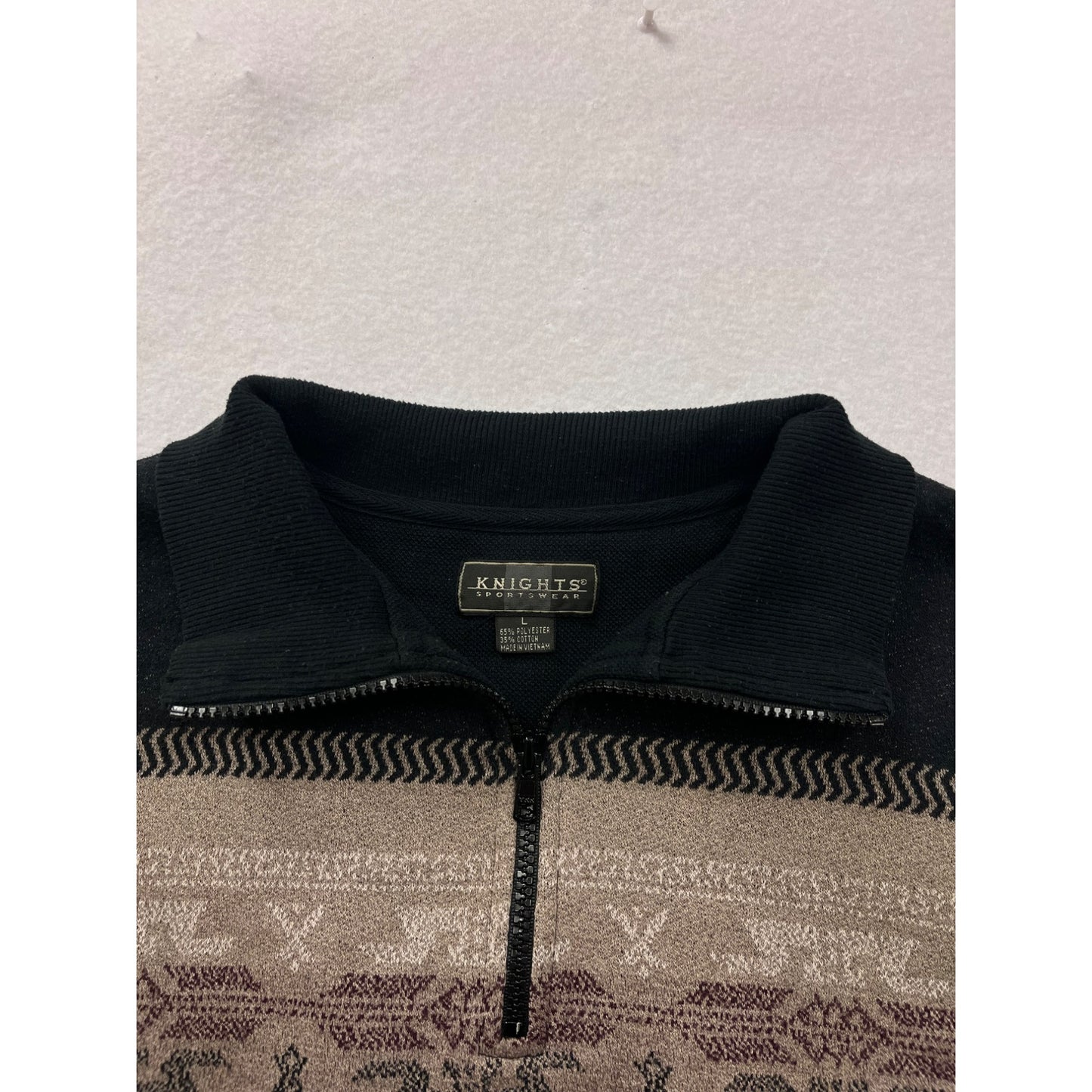 Vintage 90s Knights Sportswear Mens Pullover Sweater Large #6397