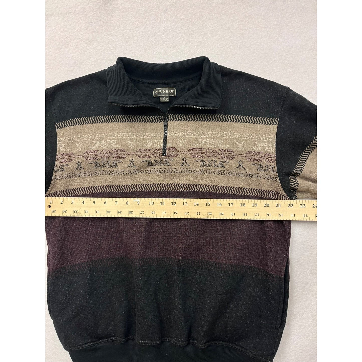 Vintage 90s Knights Sportswear Mens Pullover Sweater Large #6397