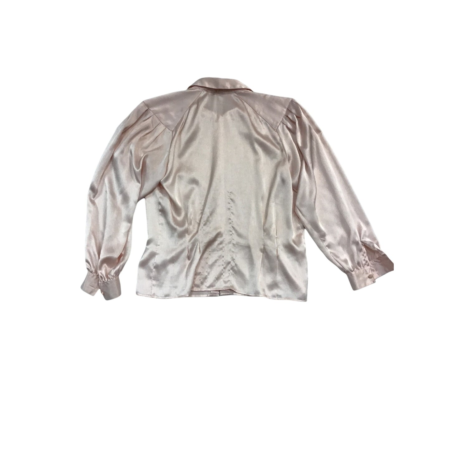 Women’s SK & Company Pink Satin Button Down