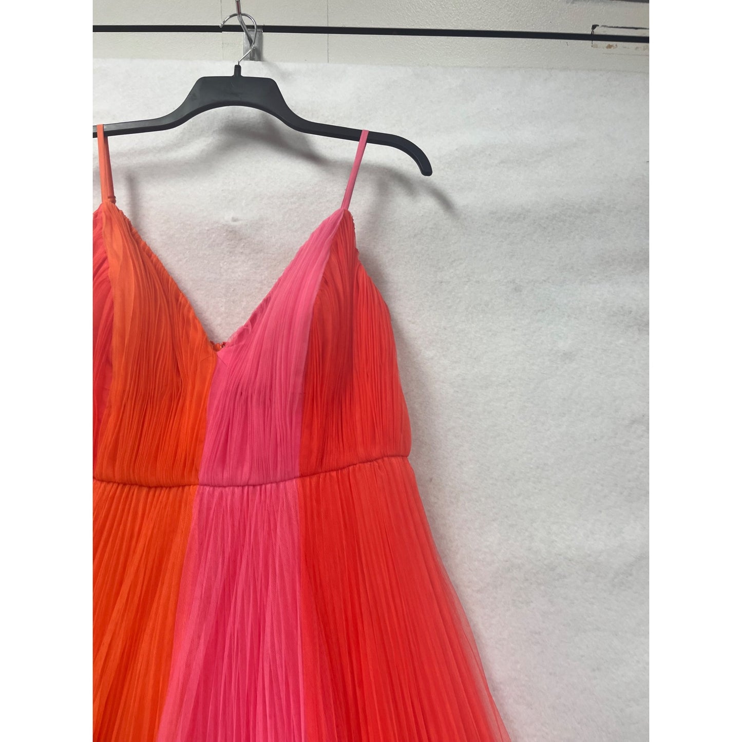 Hutch Womens Pleated Colorblock Maxi Dress Size 14 #8301