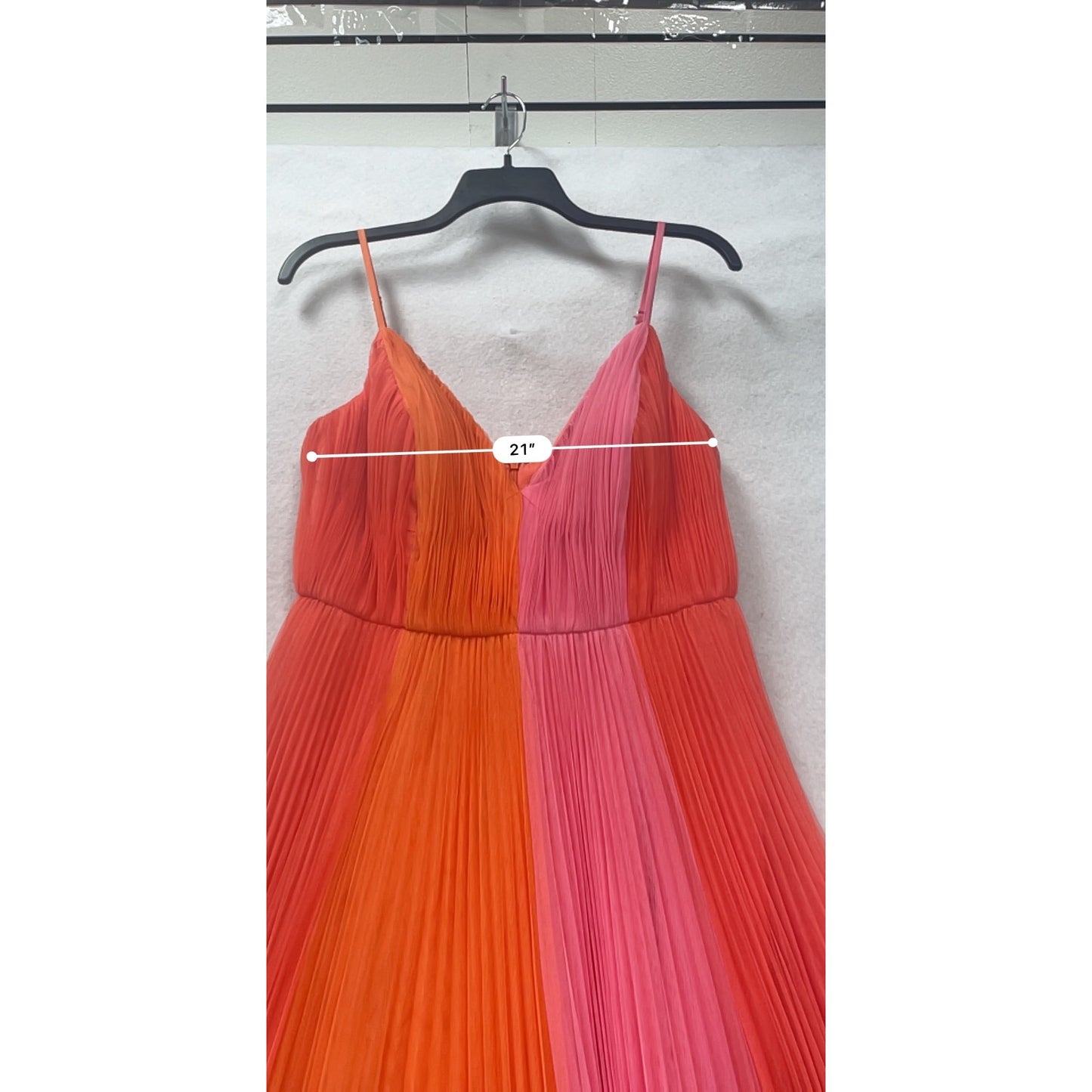 Hutch Womens Pleated Colorblock Maxi Dress Size 14 #8301