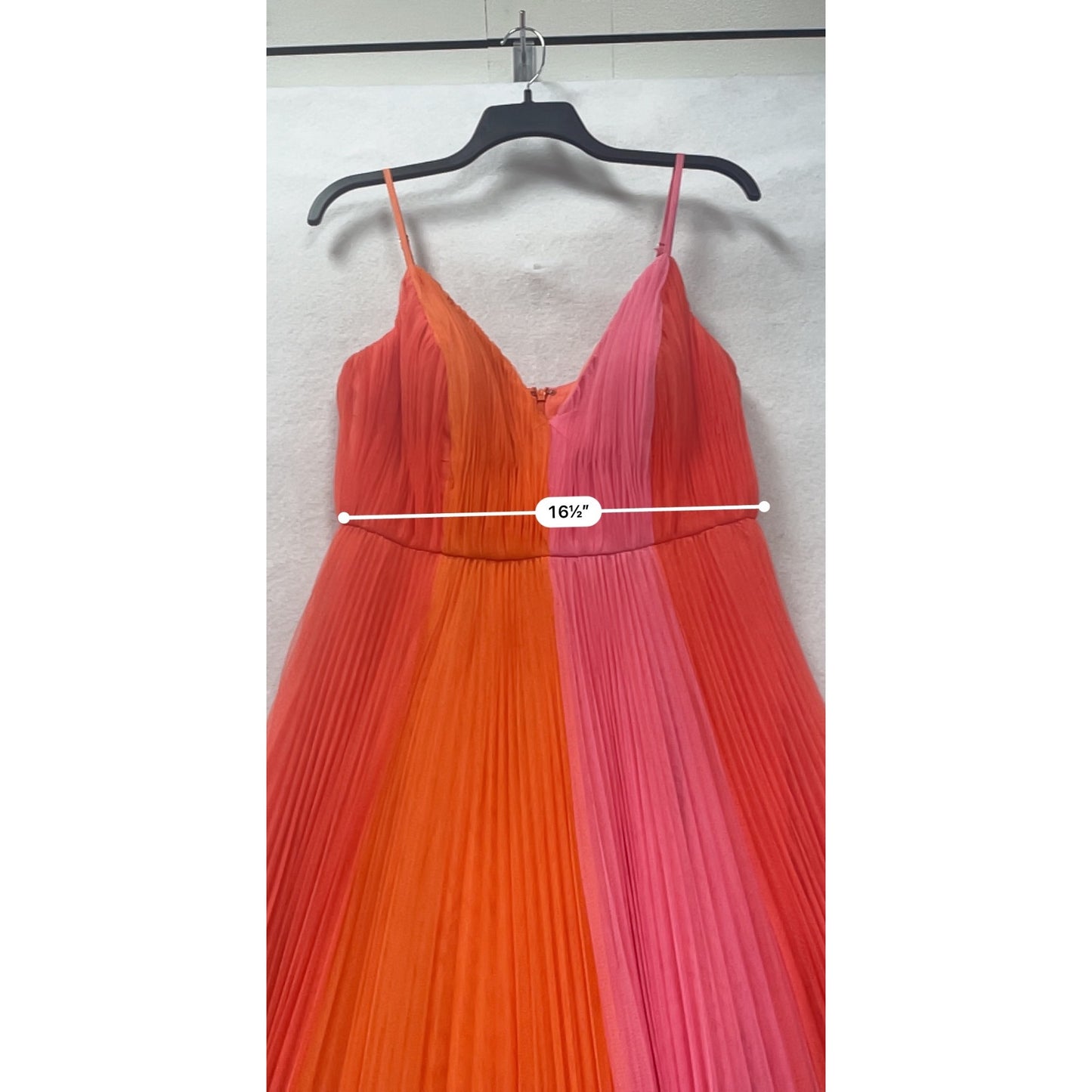 Hutch Womens Pleated Colorblock Maxi Dress Size 14 #8301