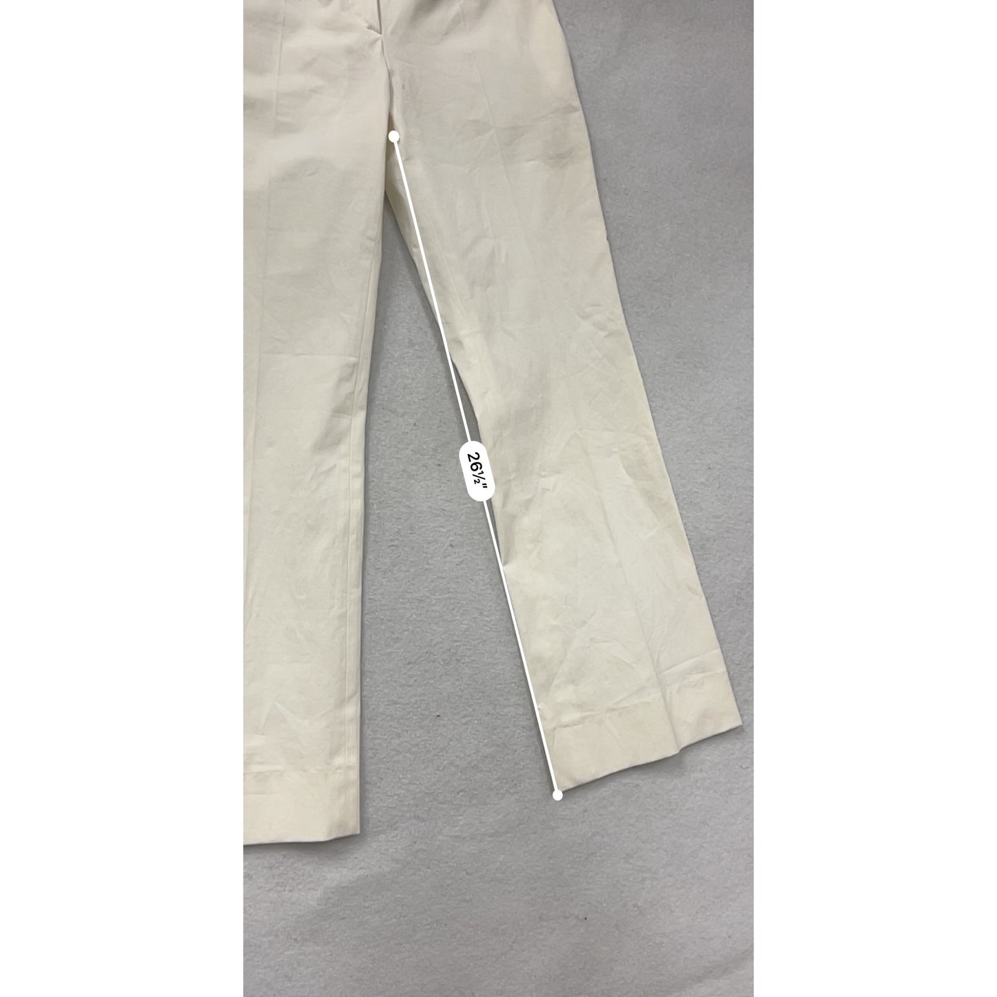 2000s Prada White Cotton & Elastane Pants #7592