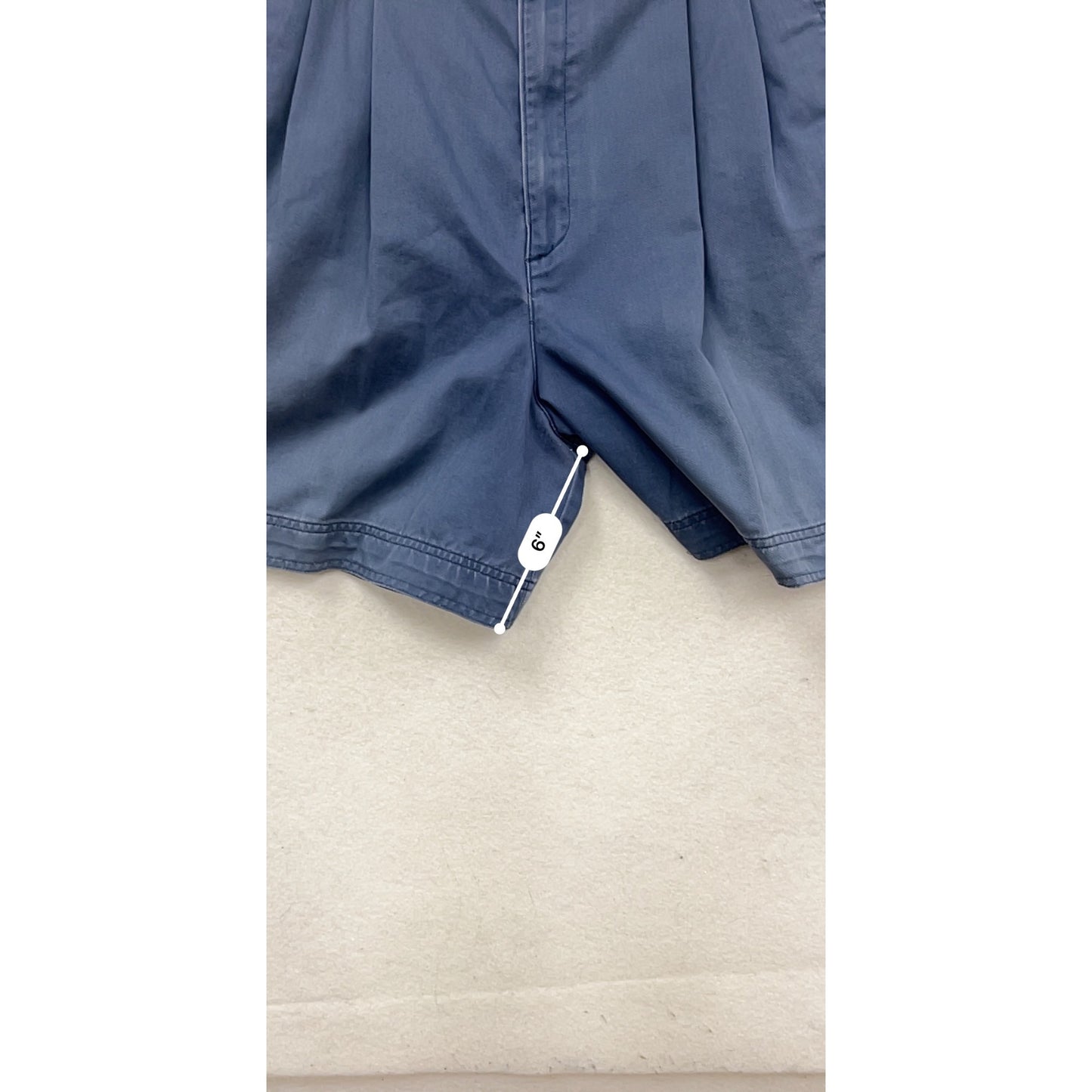 Hunt Club Pleated Blue Shorts Size 14 #585A