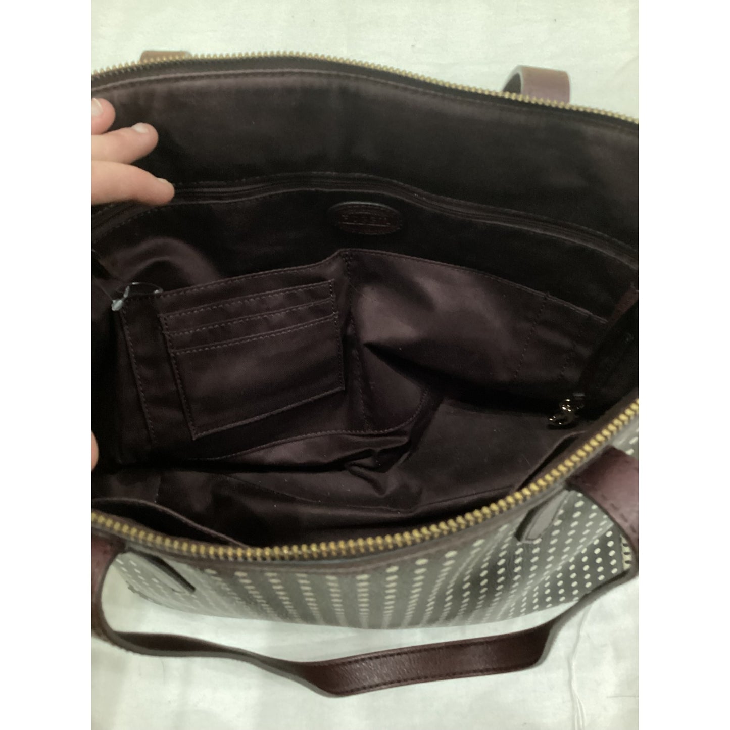 Fossil Bag Gold Hardware