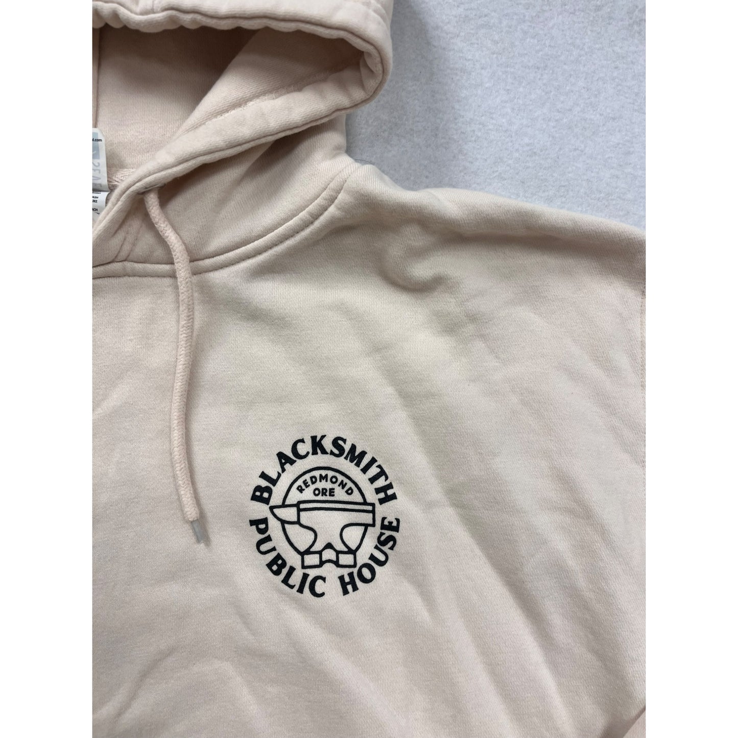 Men’s Lane Seven Blacksmith Public House Cream Hoodie 2XL #6245
