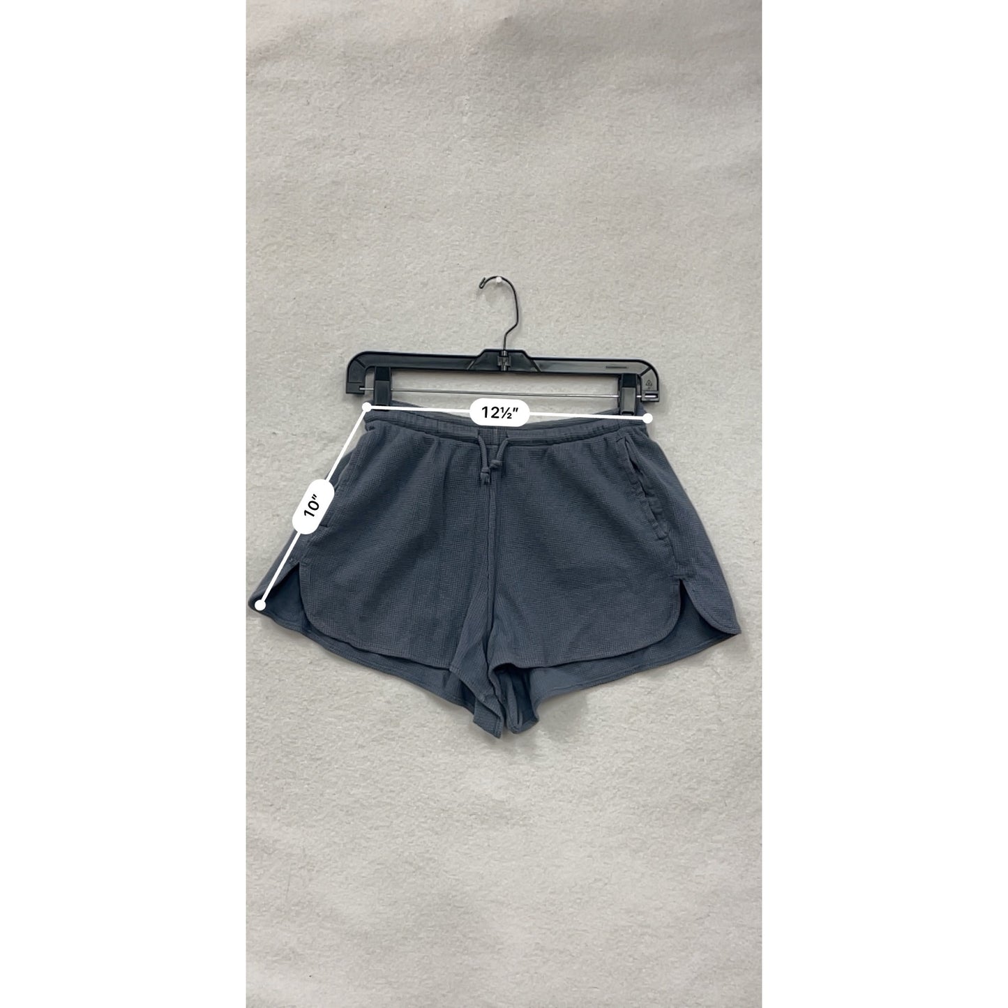 John Galt Womens Waffle Knit Drawstring Shorts XS #6801