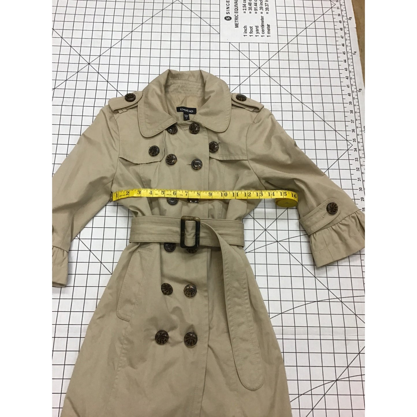 Women’s Classic Button Up Trench Coat