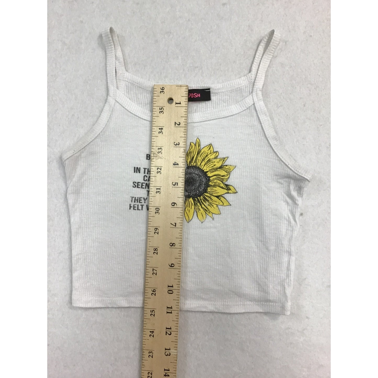Women’s cute cropped tank top