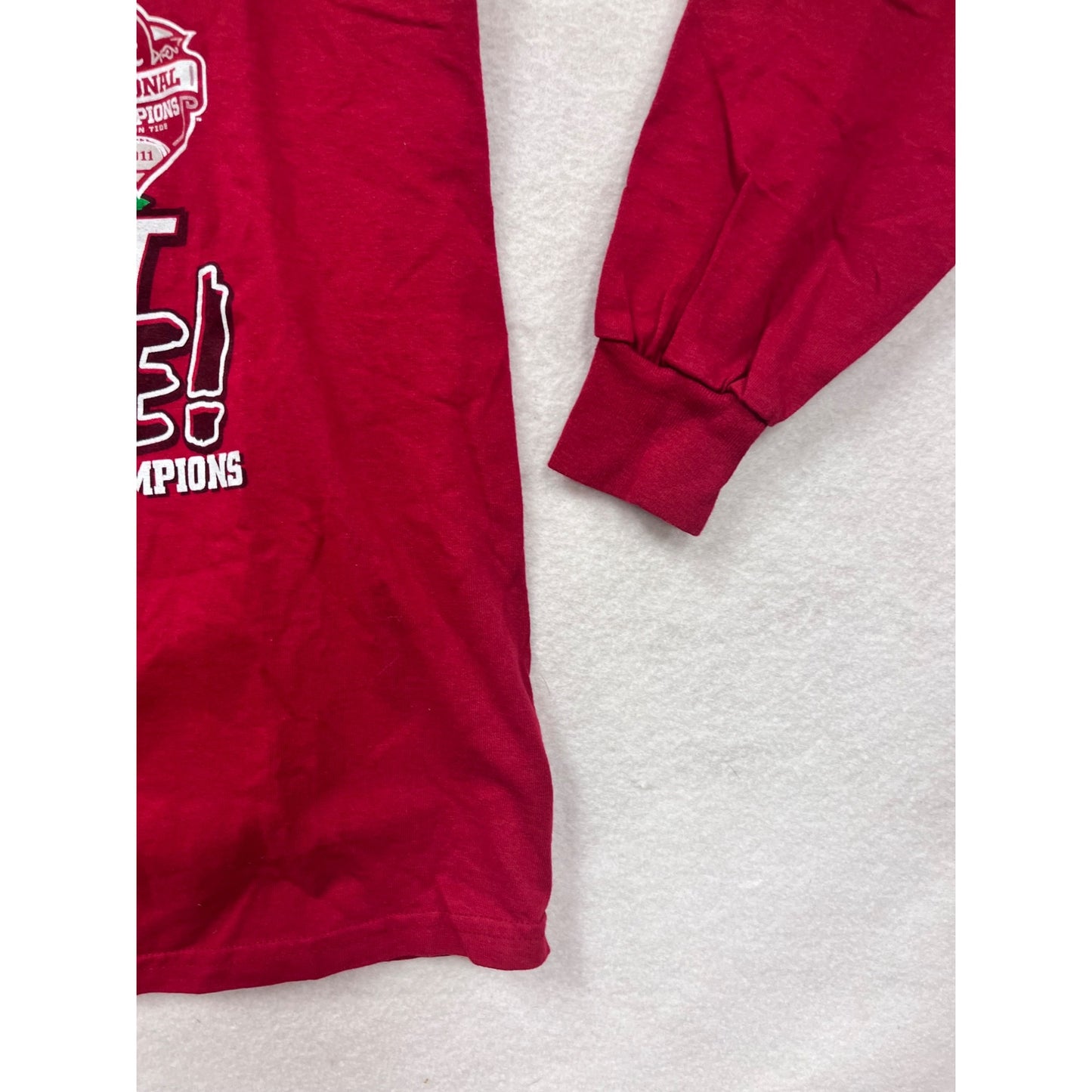 Alabama Crimson Tide "Sweet Revenge" 2011 National Champions Mens Medium Long Sleeve Shirt #6814