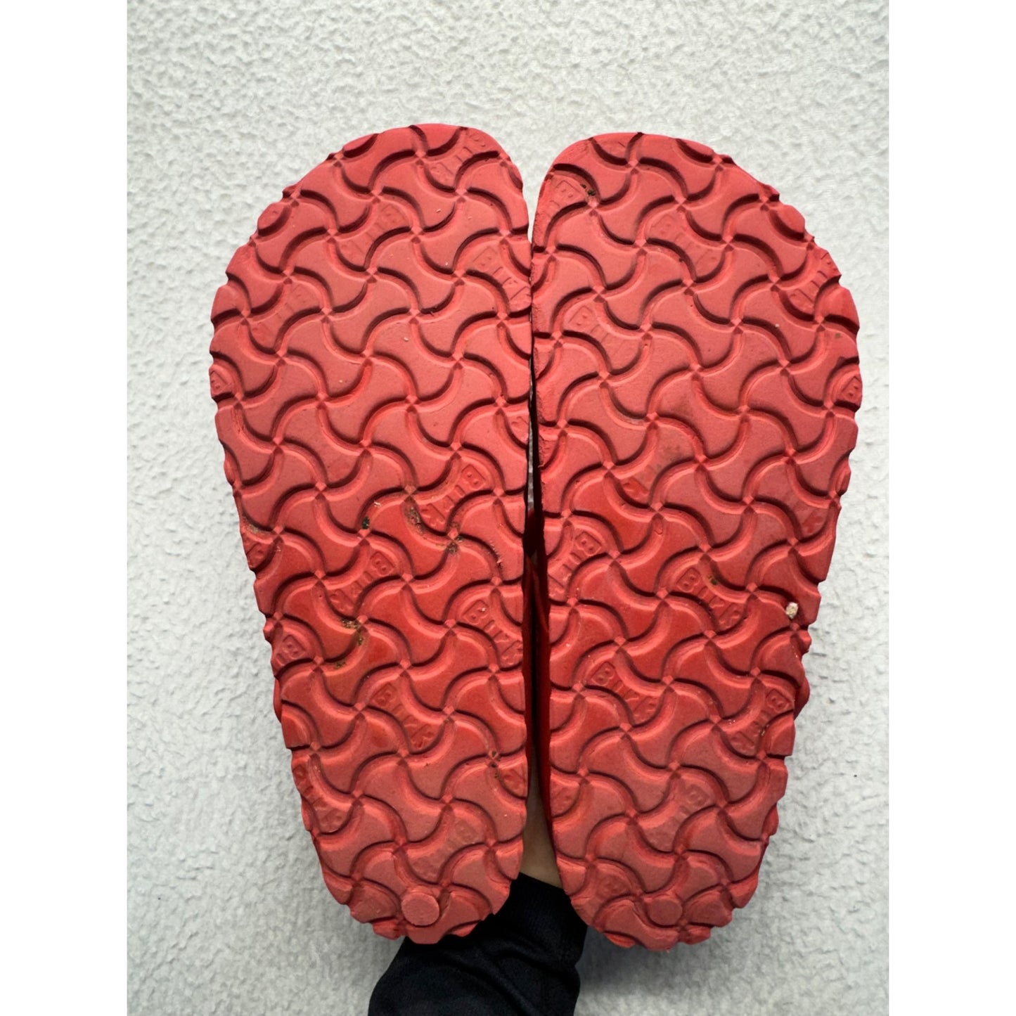 Birkenstock Red EVA Gizeh Sandals Slip-On Thong Style #9007