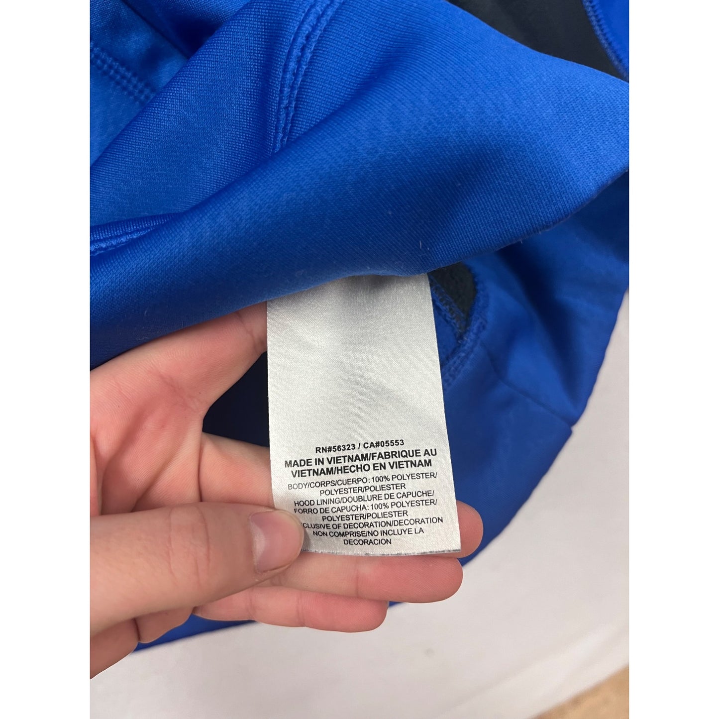 Nike Florida Gators Therma-Fit Blue & Black Hooded Sweatshirt Mens L #8090