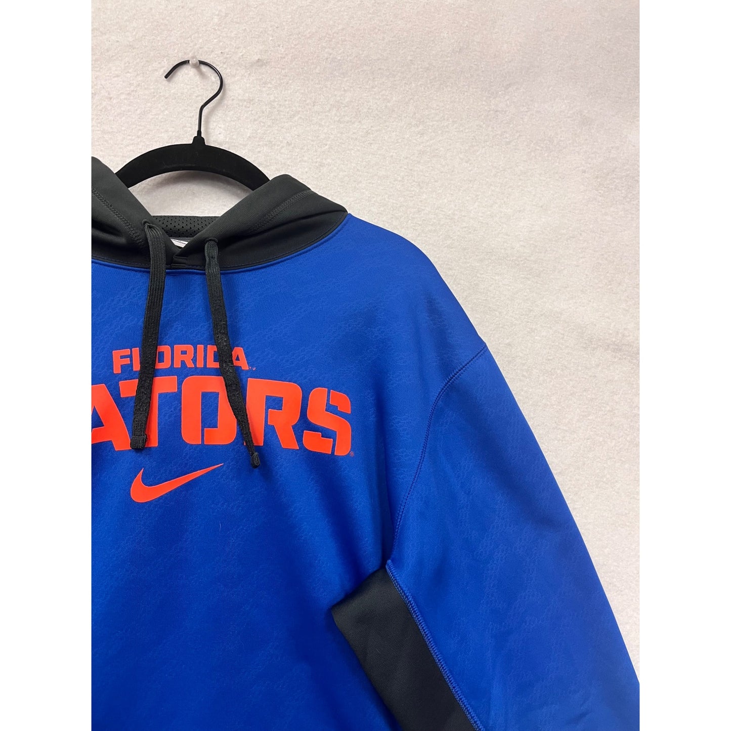 Nike Florida Gators Therma-Fit Blue & Black Hooded Sweatshirt Mens L #8090