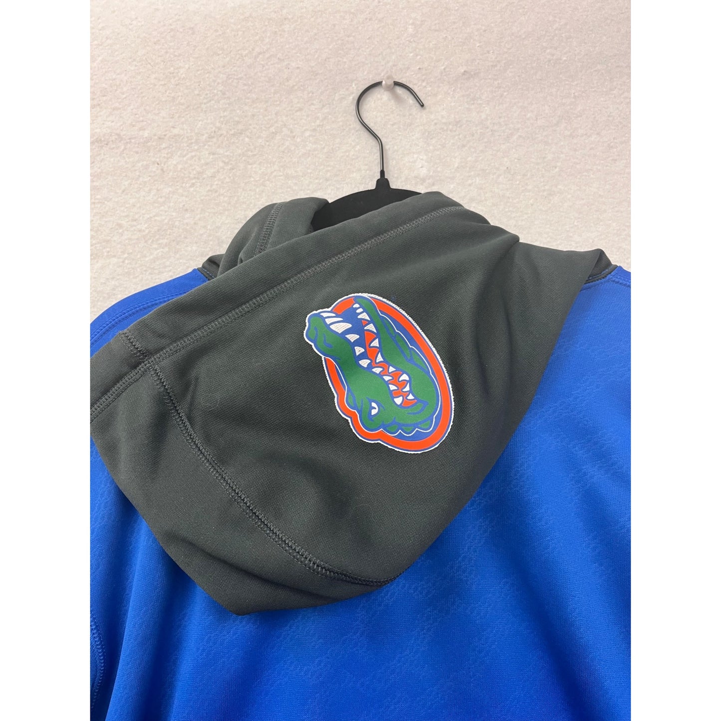 Nike Florida Gators Therma-Fit Blue & Black Hooded Sweatshirt Mens L #8090