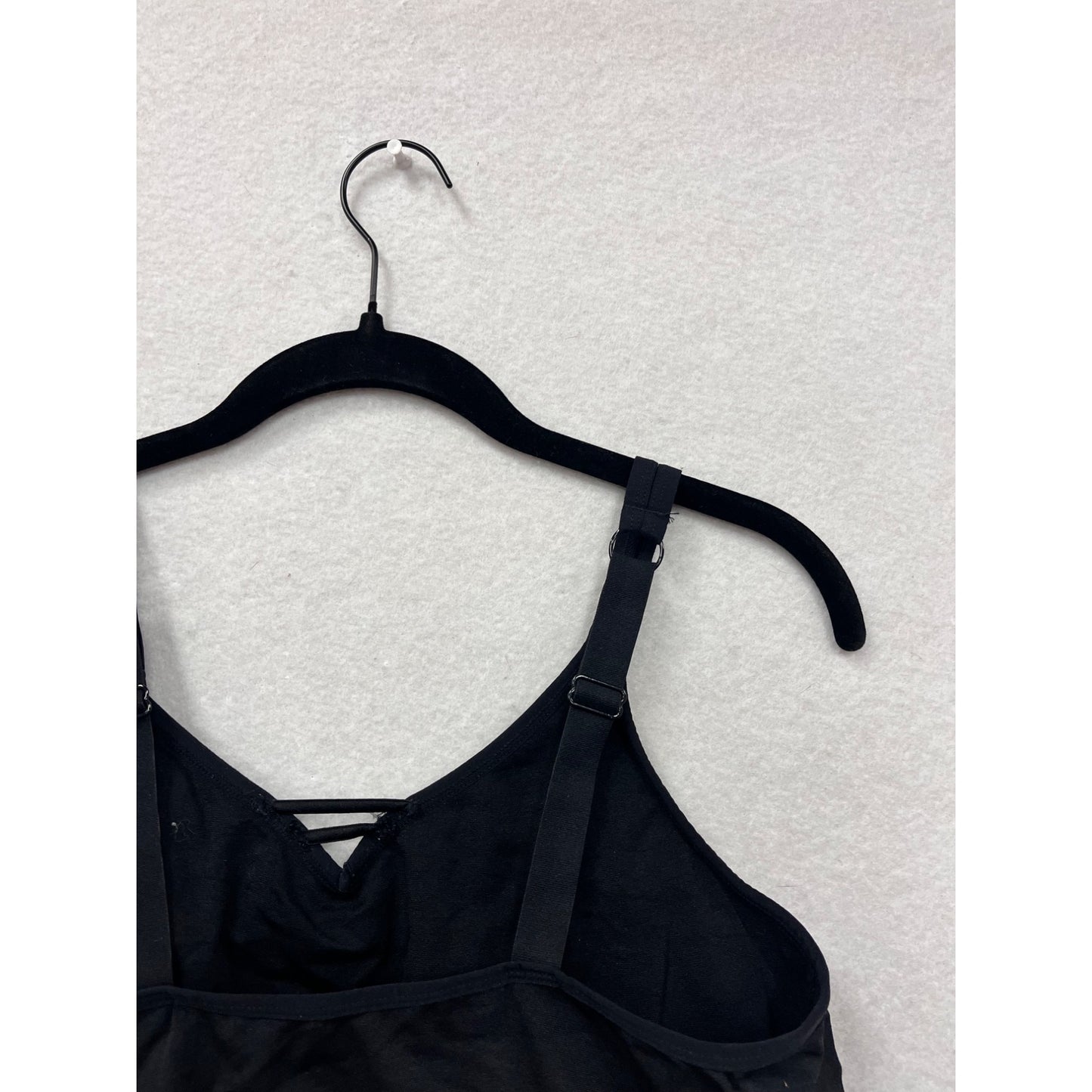 Kindly Womens Black 2XL Sports Bra With Adjustable Straps & Criss-Cross Detail #8031