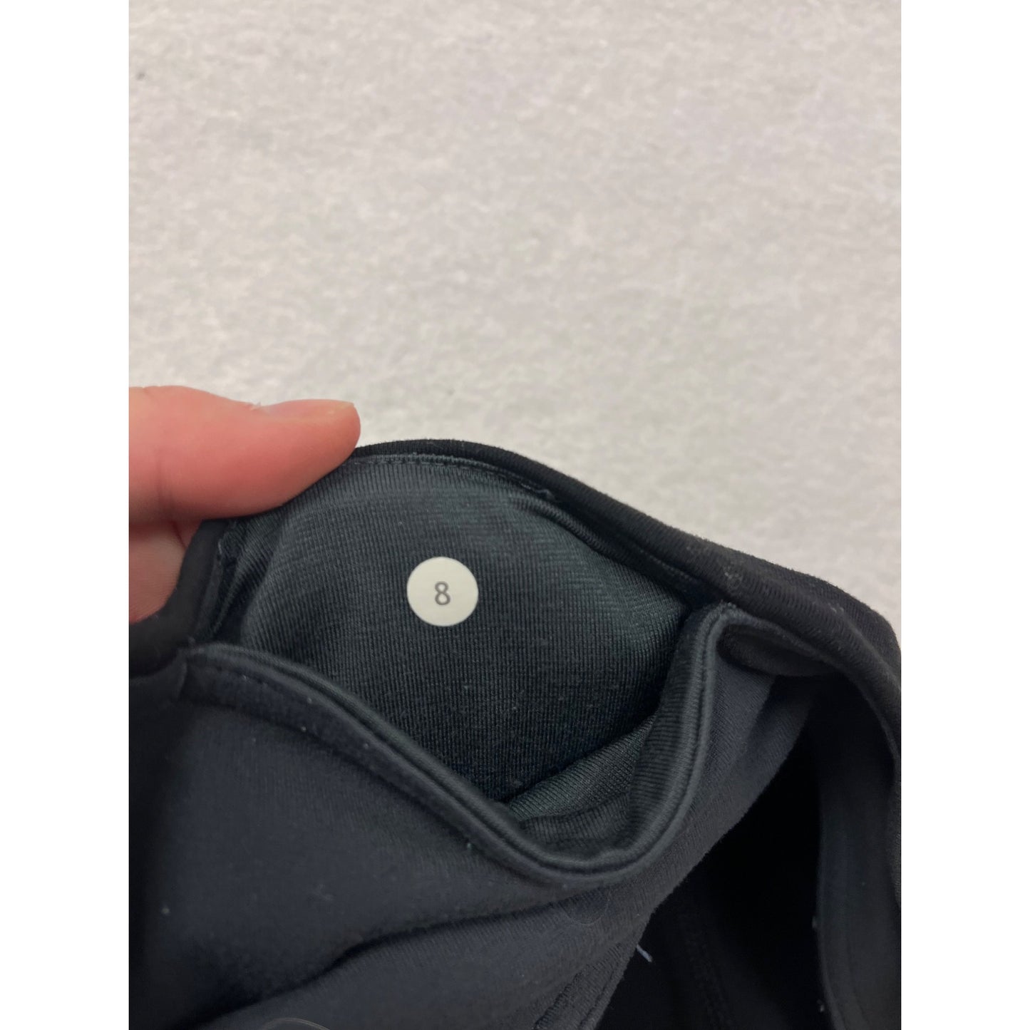 Lululemon Womens Black Cropped Leggings Size 8 #6721