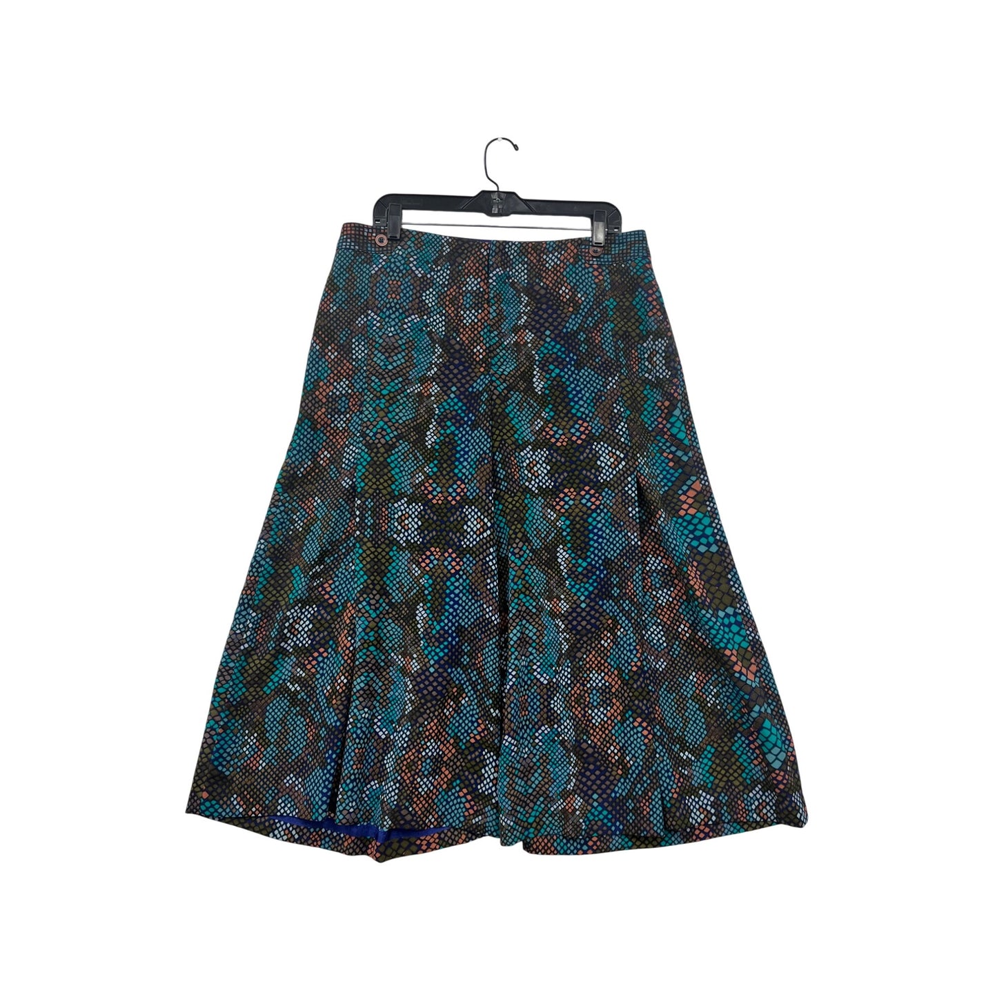Anthropologie Multicolor Snake Print Wide-Leg Pants Womens 12 #8188