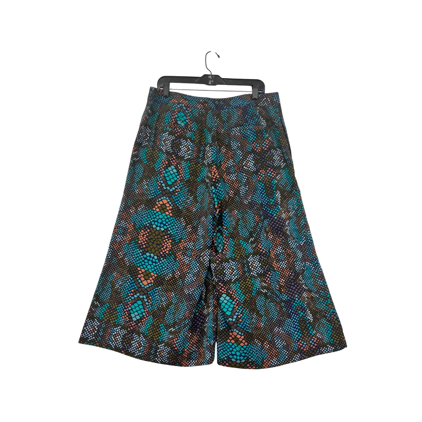 Anthropologie Multicolor Snake Print Wide-Leg Pants Womens 12 #8188