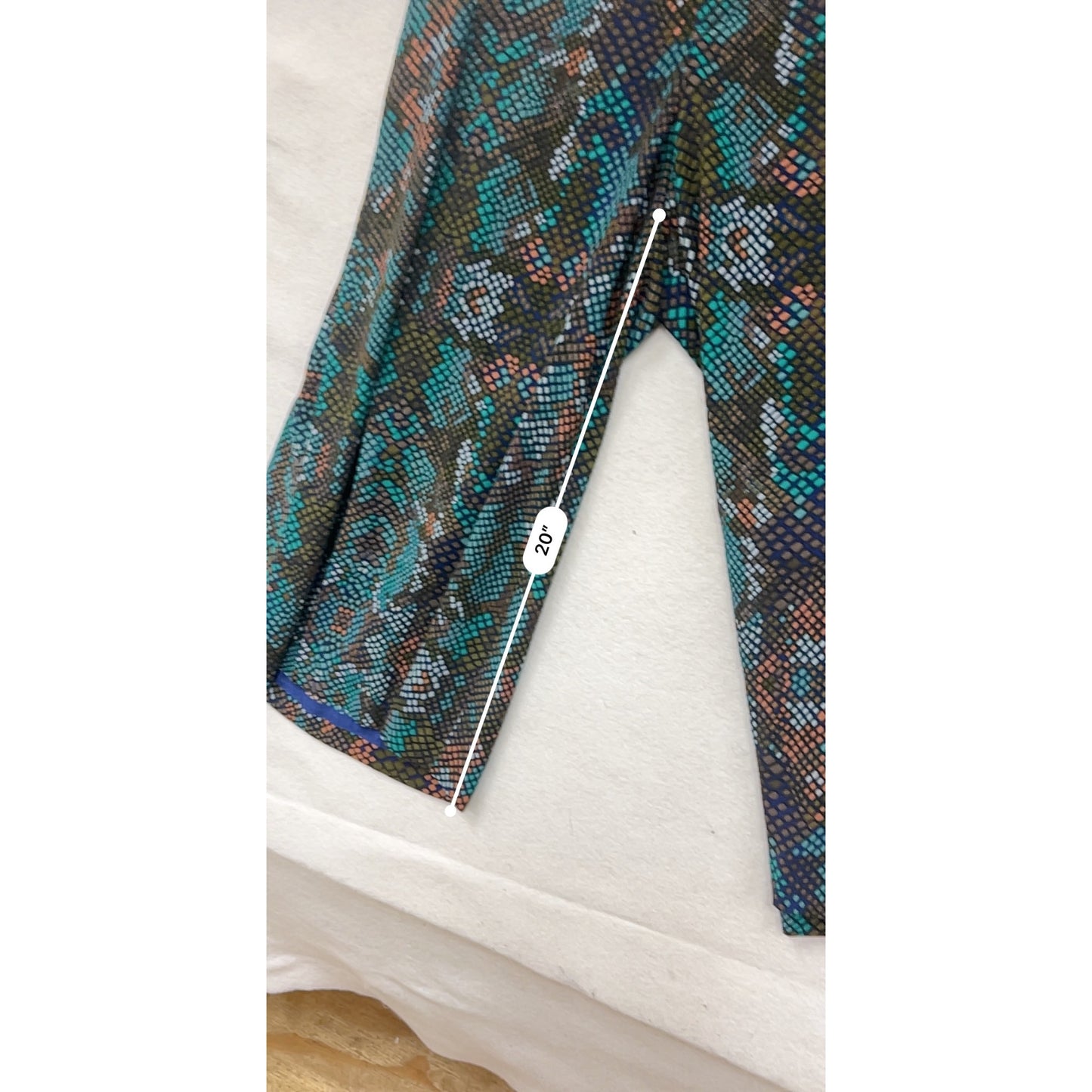 Anthropologie Multicolor Snake Print Wide-Leg Pants Womens 12 #8188