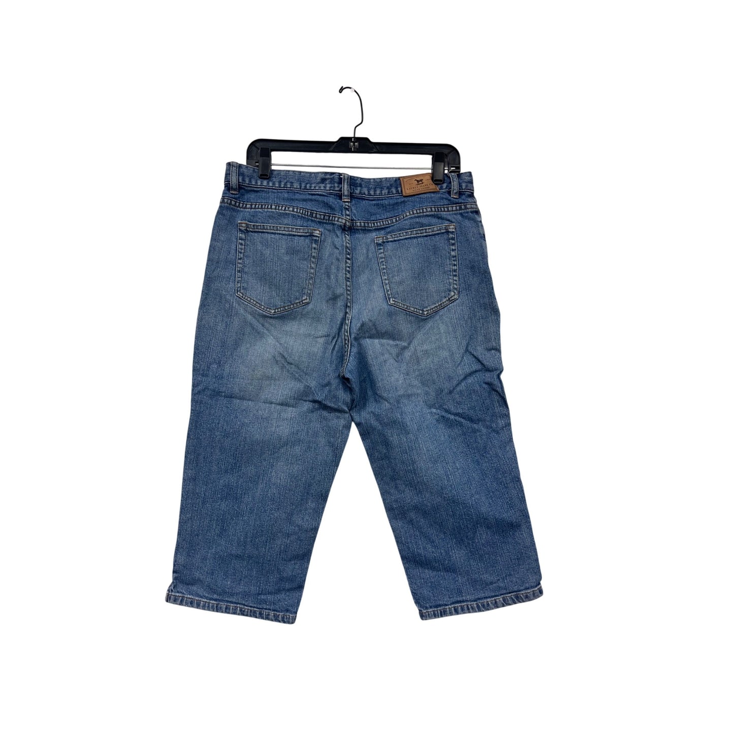 Lauren Jeans Co Womens Petite 10P Blue Denim Capri Jeans #6779