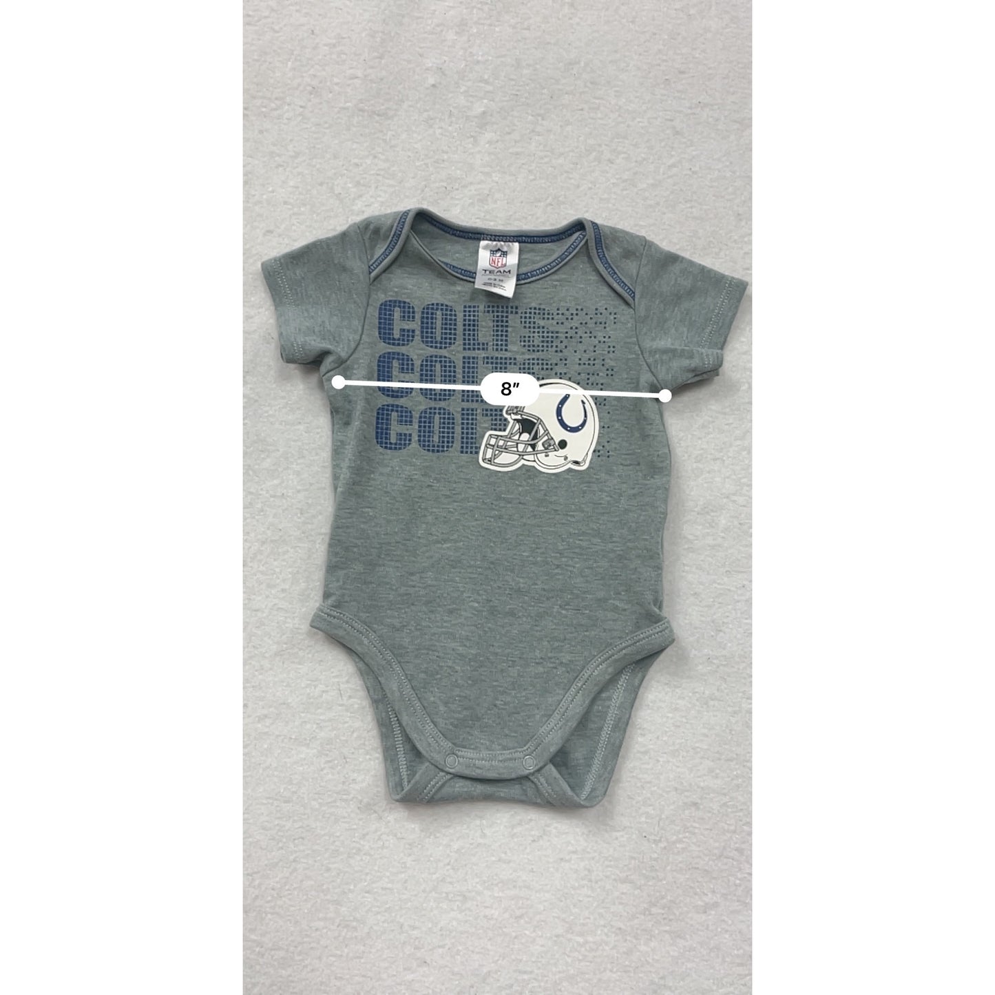 NFL Colts Baby Romper 0-3M #8554