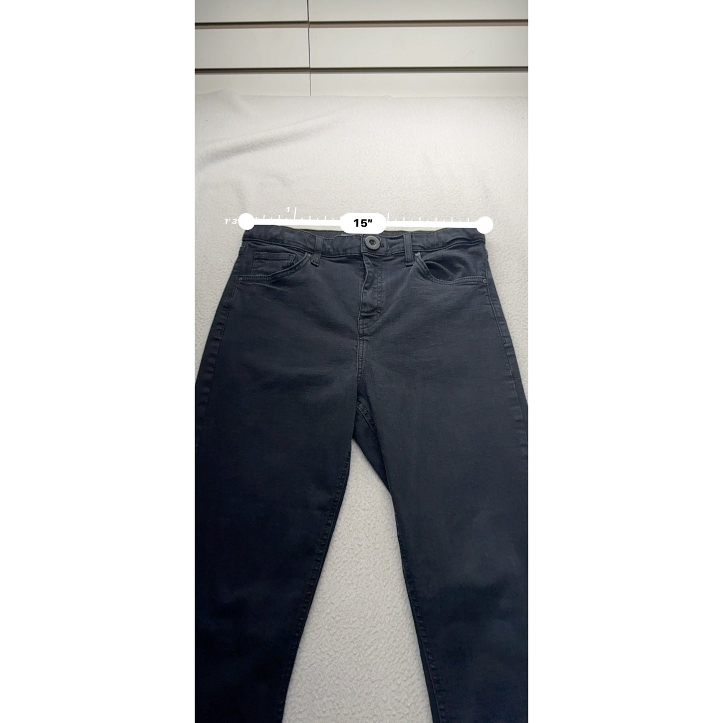 Topshop Moto Jamie Skinny Jeans W32 L34 Black Denim #7934