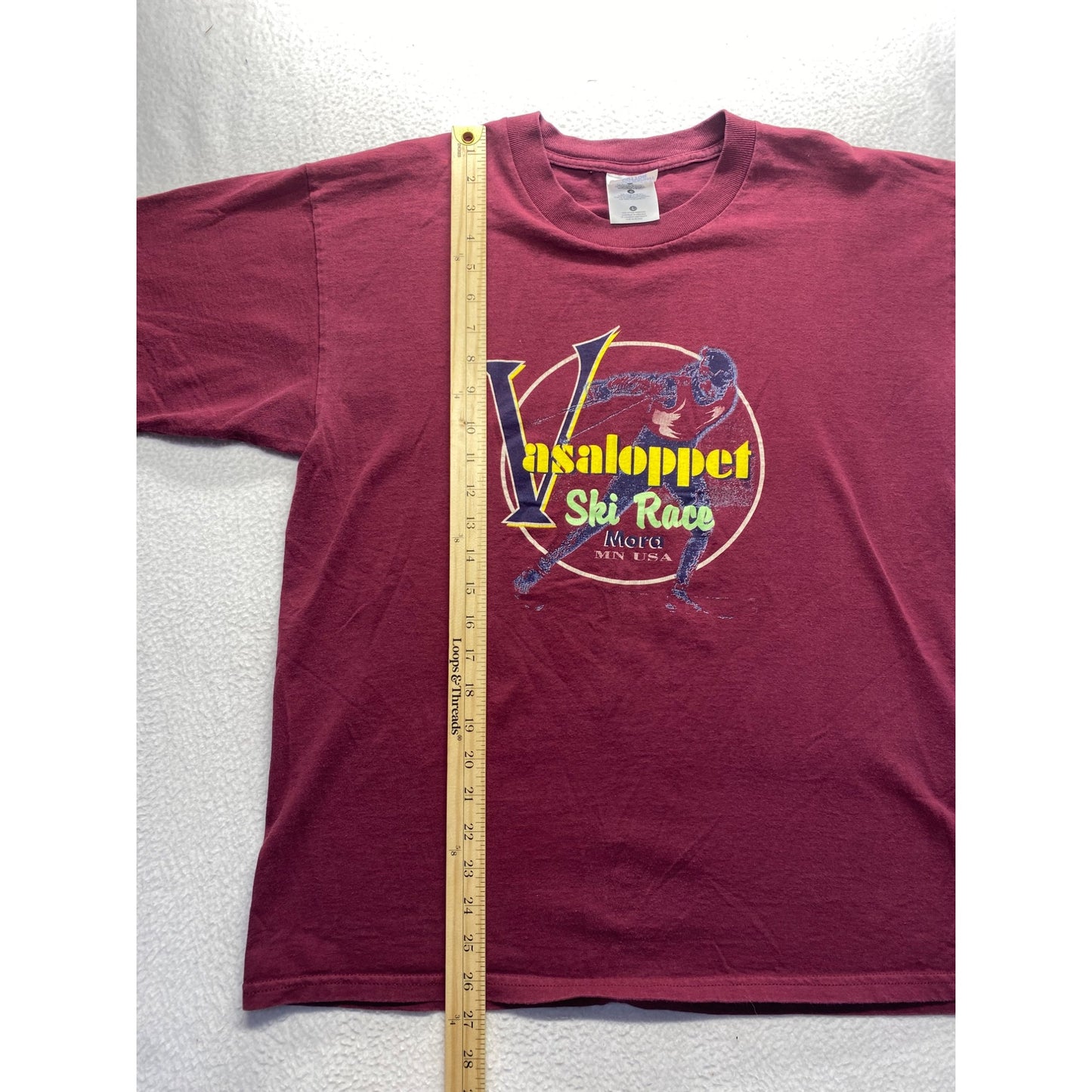 Vasaloppet Ski Race Mora MN Gildan Heavyweight Cotton T-Shirt #7379