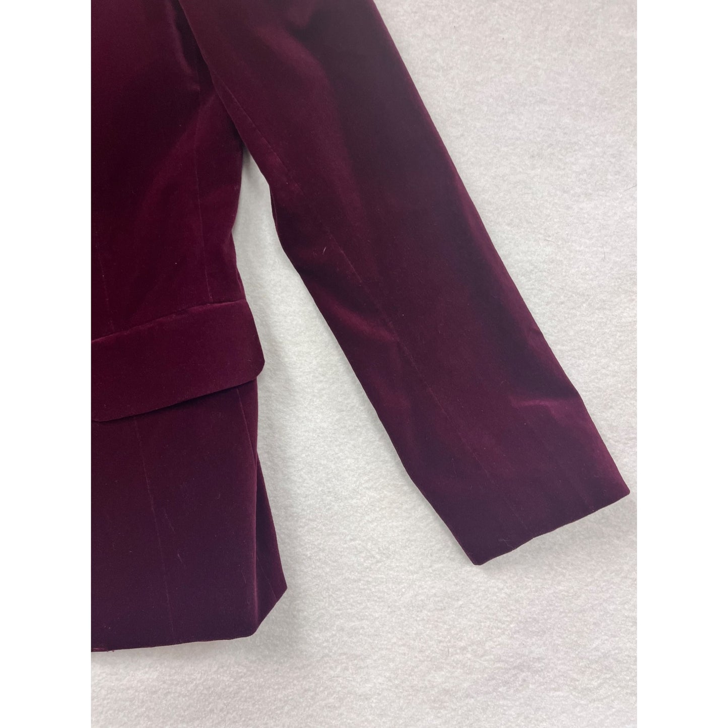 Women’s Vintage Valerie Maroon Velvet Blazer -2763