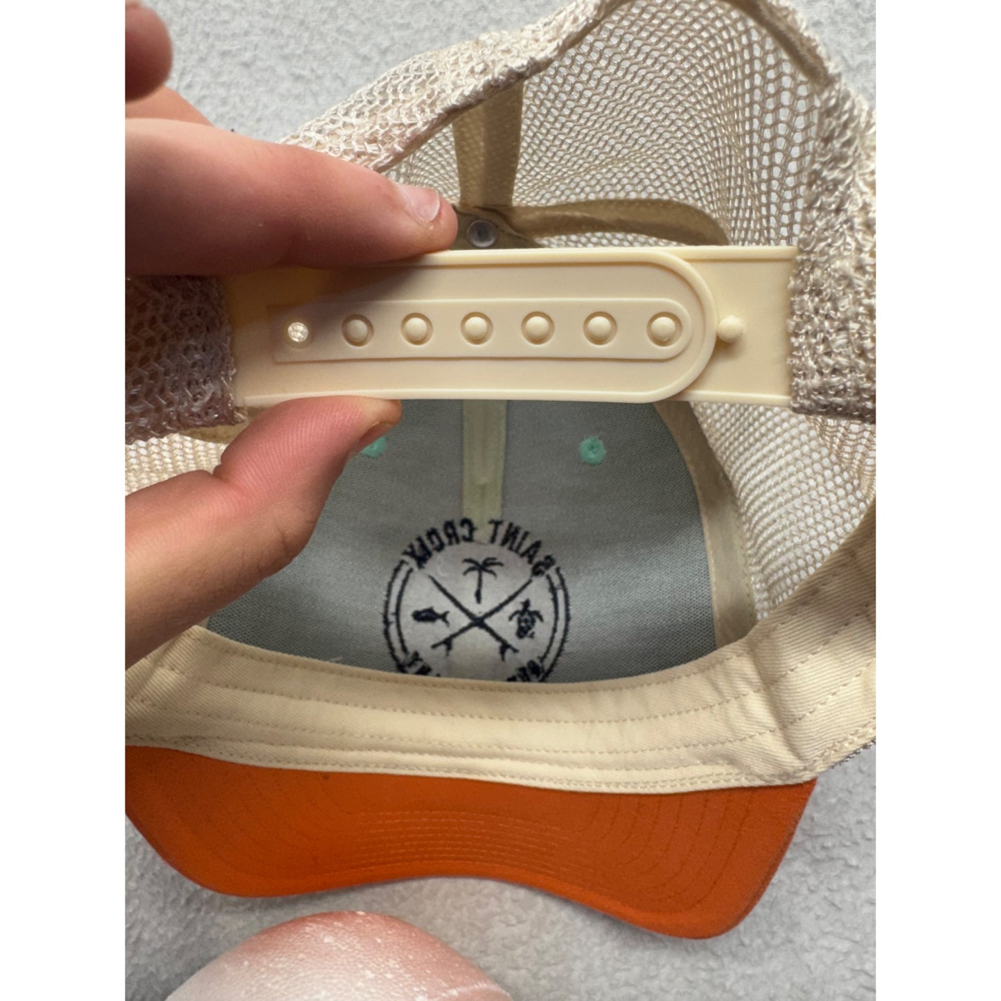 Saint Croix Surf Company Trucker Hat Mesh Snapback Adjustable #7892