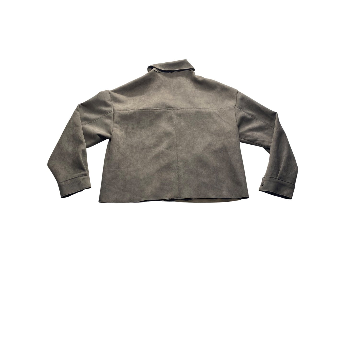 Women’s Faux Suede Crop Jacket #5455
