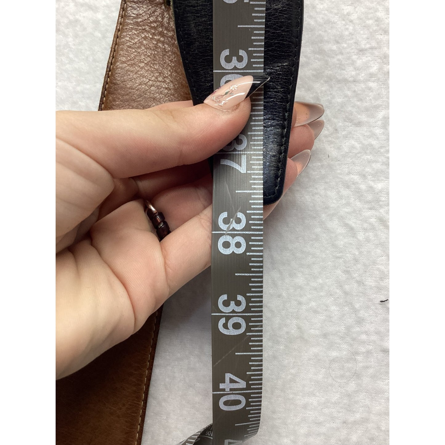 Vintage Solid Brass University of MN Belt