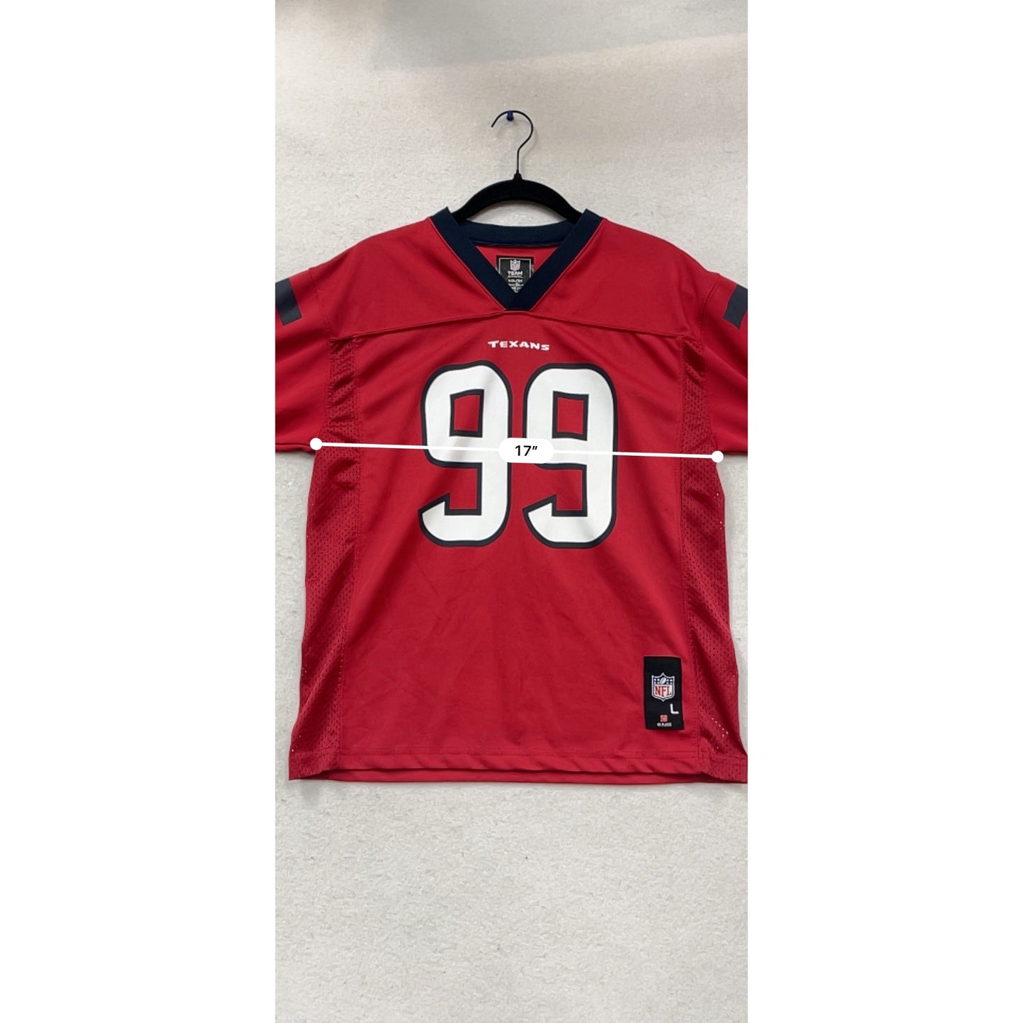 NFL Team Apparel J.J. Watt Houston Texans Youth Jersey Large 14/16 #959A