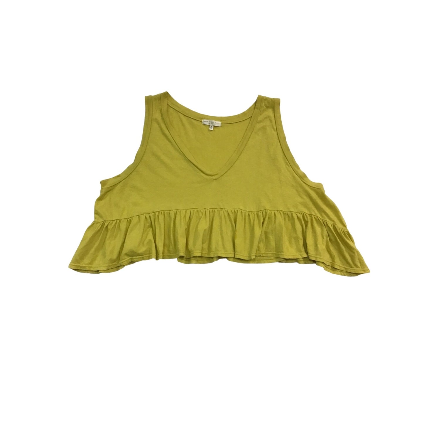 Women’s Lose Fitting Ruffled Crop-Top