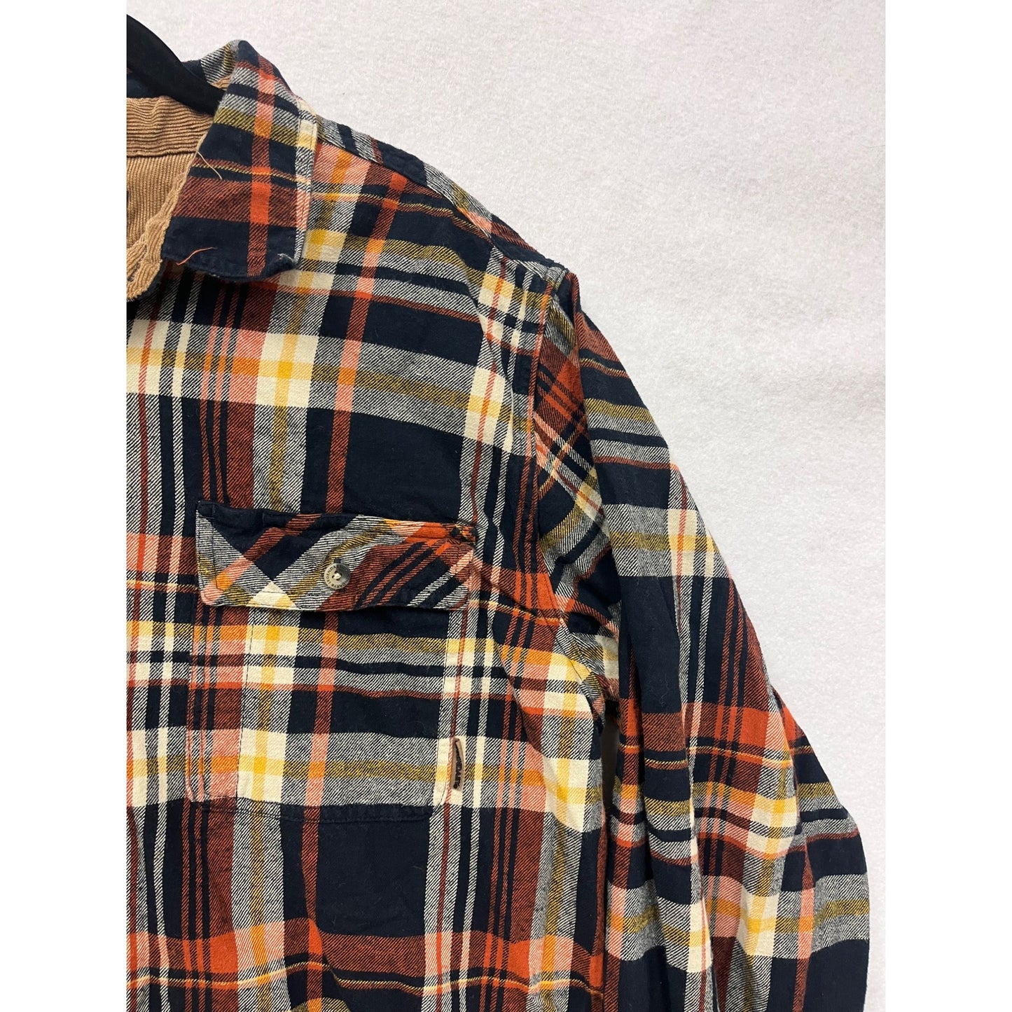 Legendary Whitetails Mens XL Tall Buck Camp Flannel Shirt Plaid Button-Up Long Sleeve 100% Cotton #6911