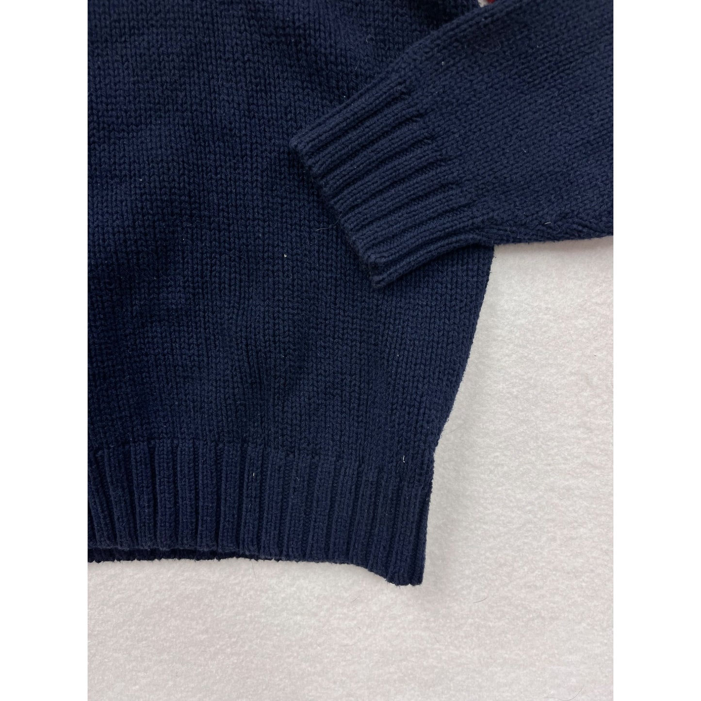 Gymboree Boys Nordic Knit Sweater With Sherpa Collar #6068