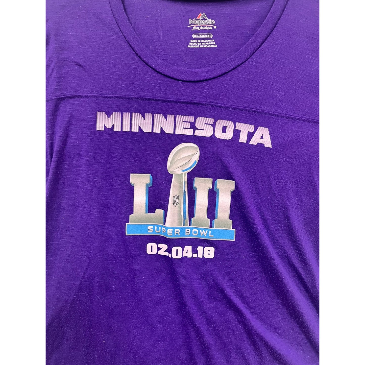 Majestic Womens Minnesota Super Bowl LII 02.04.18 #6280