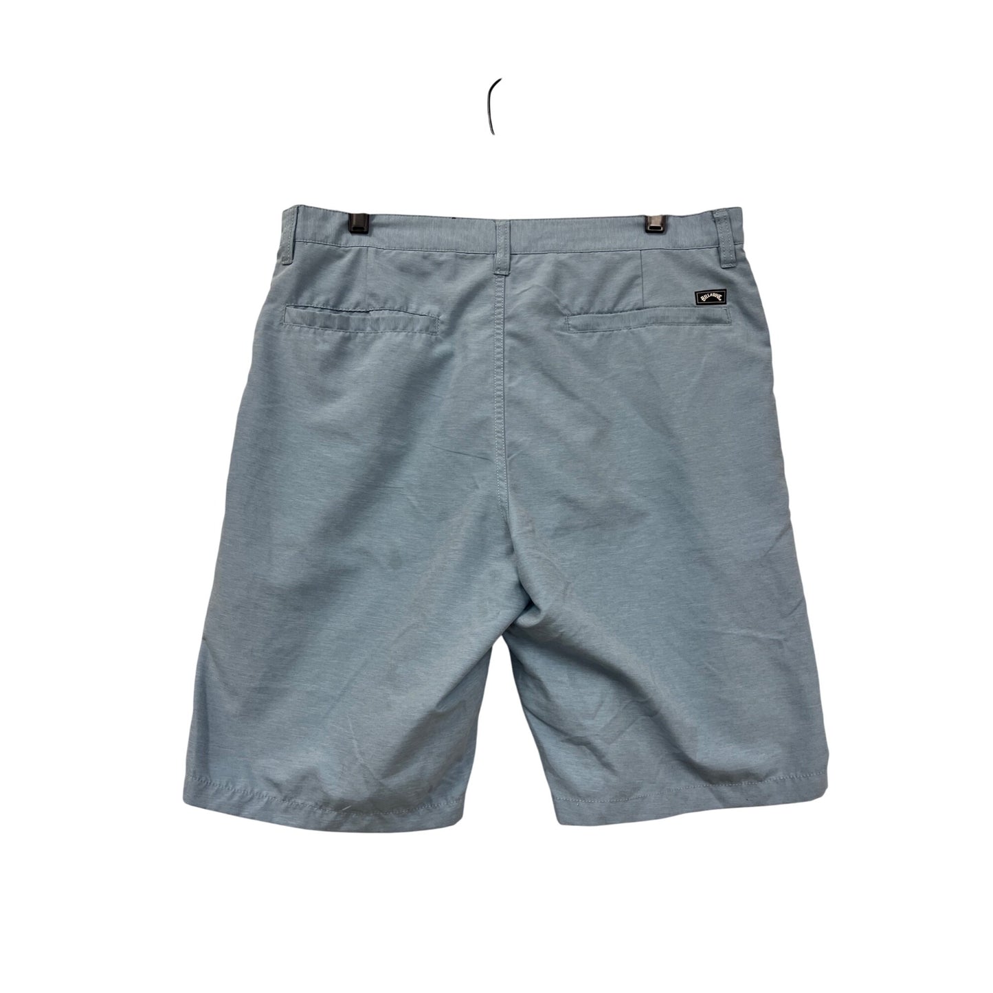 Billabong Mens Shorts Size 34 Light Blue Casual Style With Button Closure & Pockets #6569